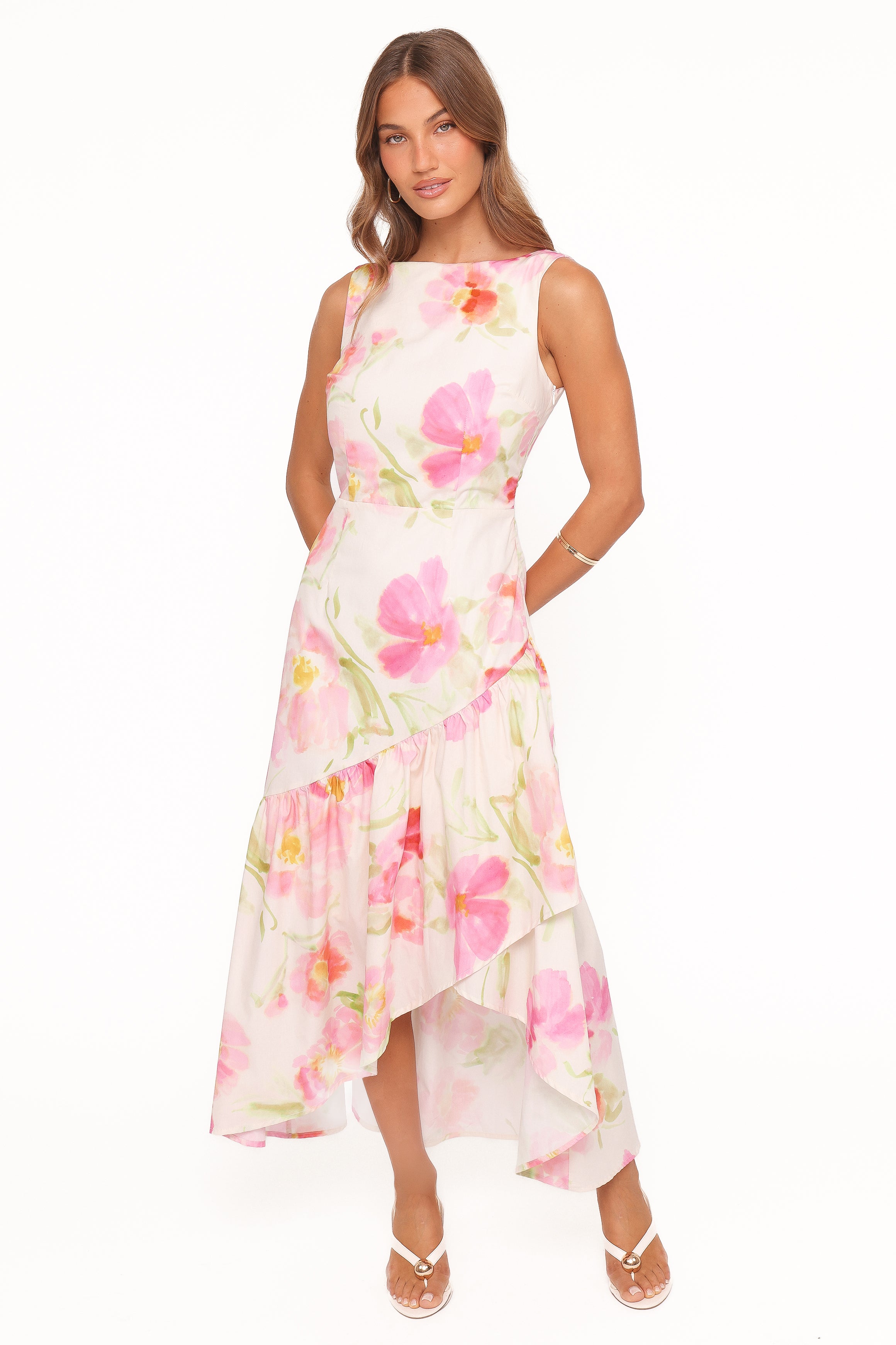 DRESSES Zula Maxi Dress - Pink Garden Floral