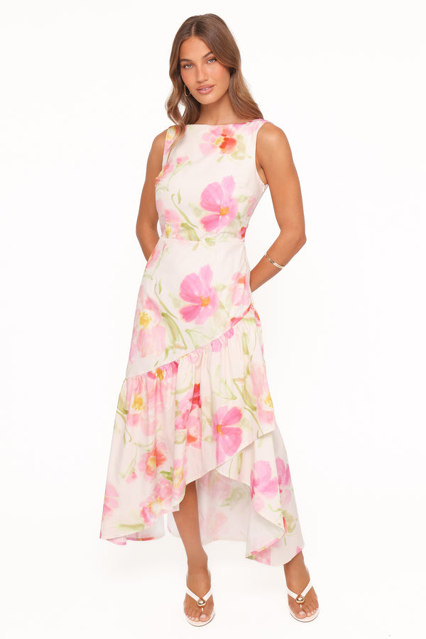 DRESSES Zula Maxi Dress - Pink Garden Floral
