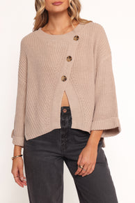 KNITWEAR Addison Knit Sweater - Neutral