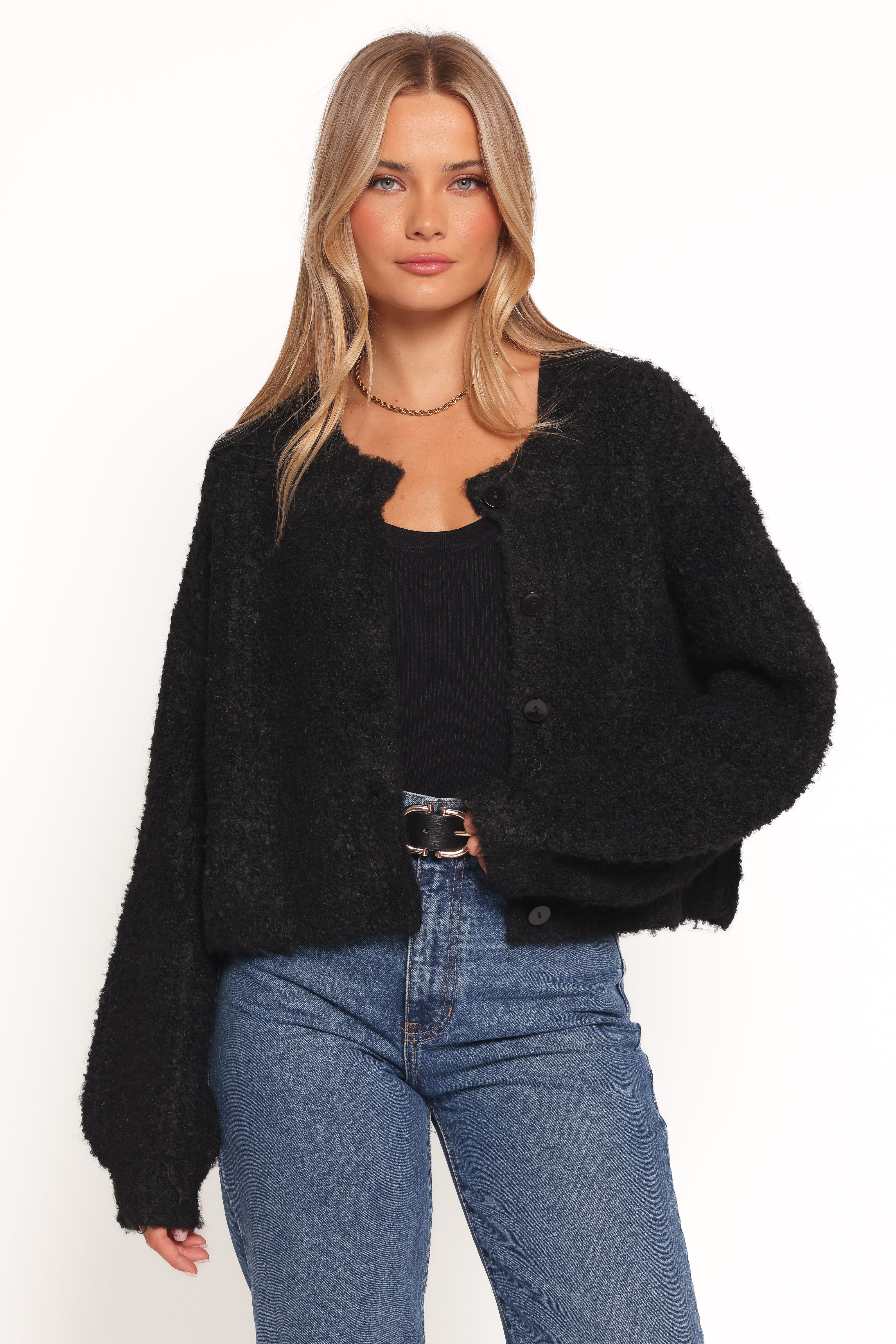 KNITWEAR Albertine Cardigan - Black