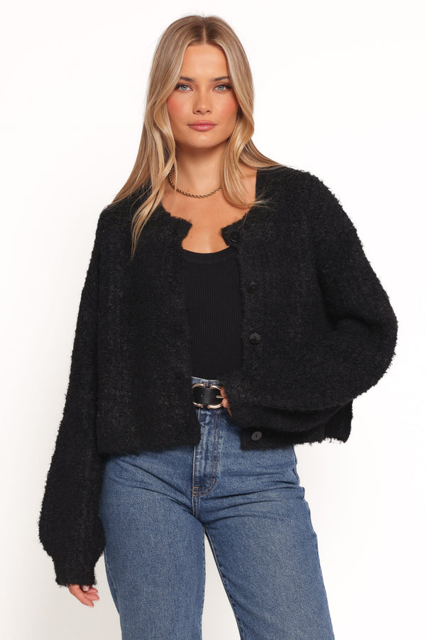 KNITWEAR Albertine Cardigan - Black