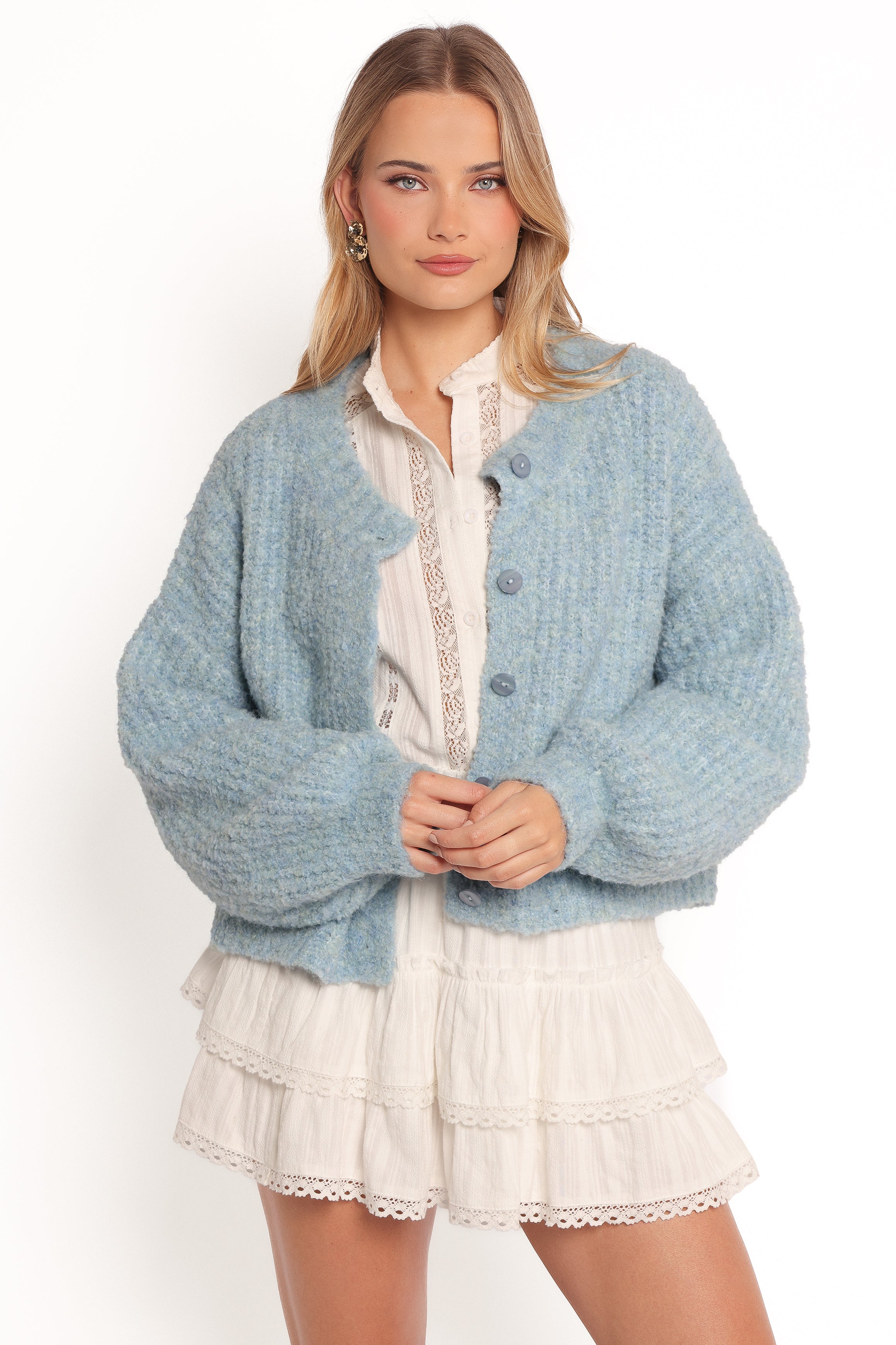 KNITWEAR Albertine Cardigan - Blue