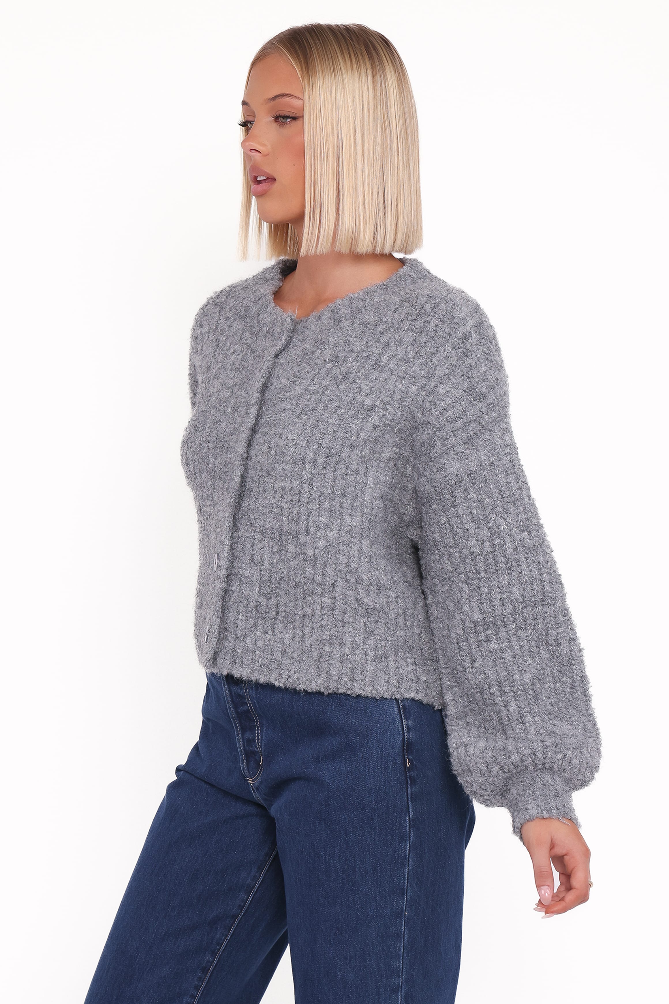 KNITWEAR Albertine Cardigan - Grey