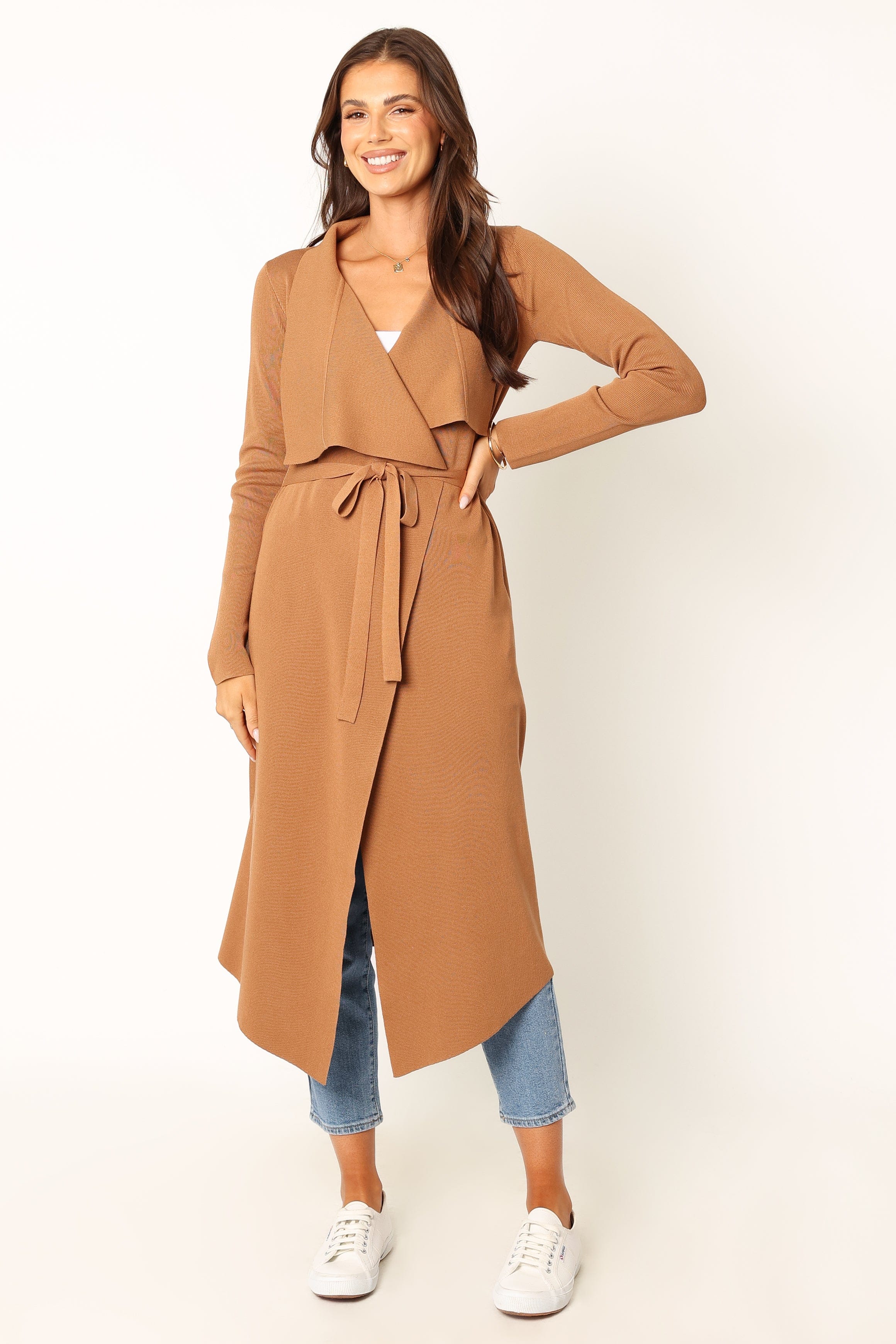 KNITWEAR Audrina Cardigan - Camel