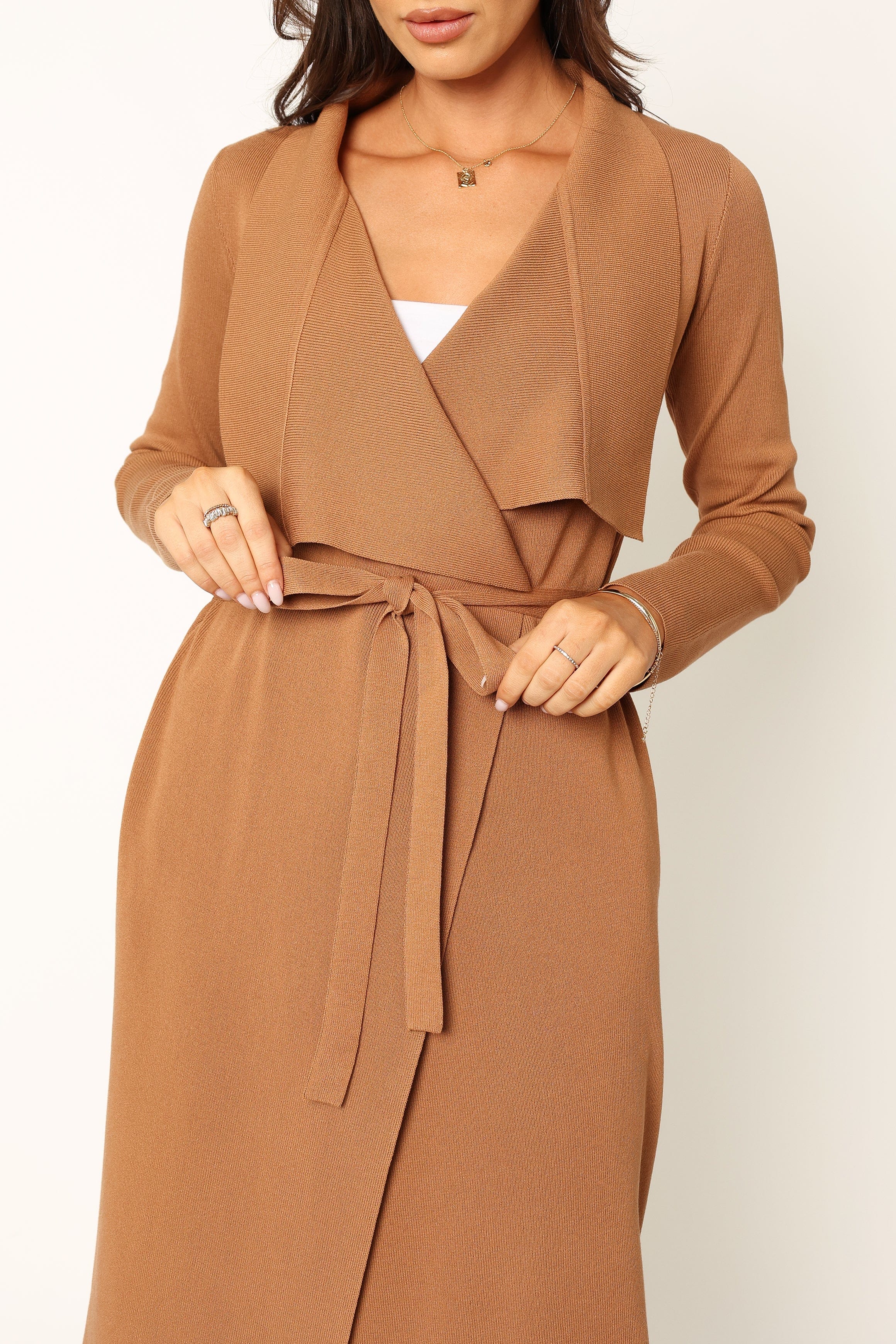 KNITWEAR Audrina Cardigan - Camel