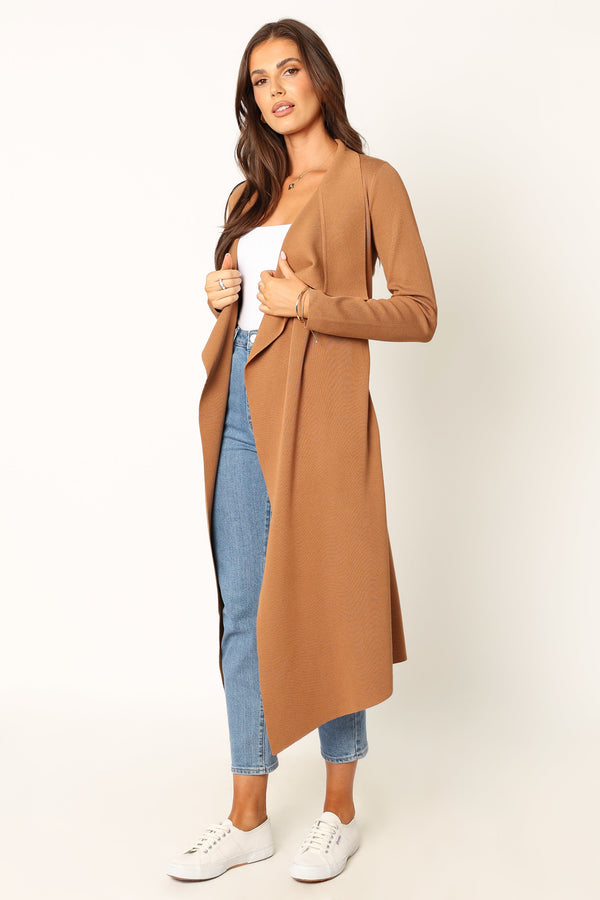 KNITWEAR @Audrina Cardigan - Camel