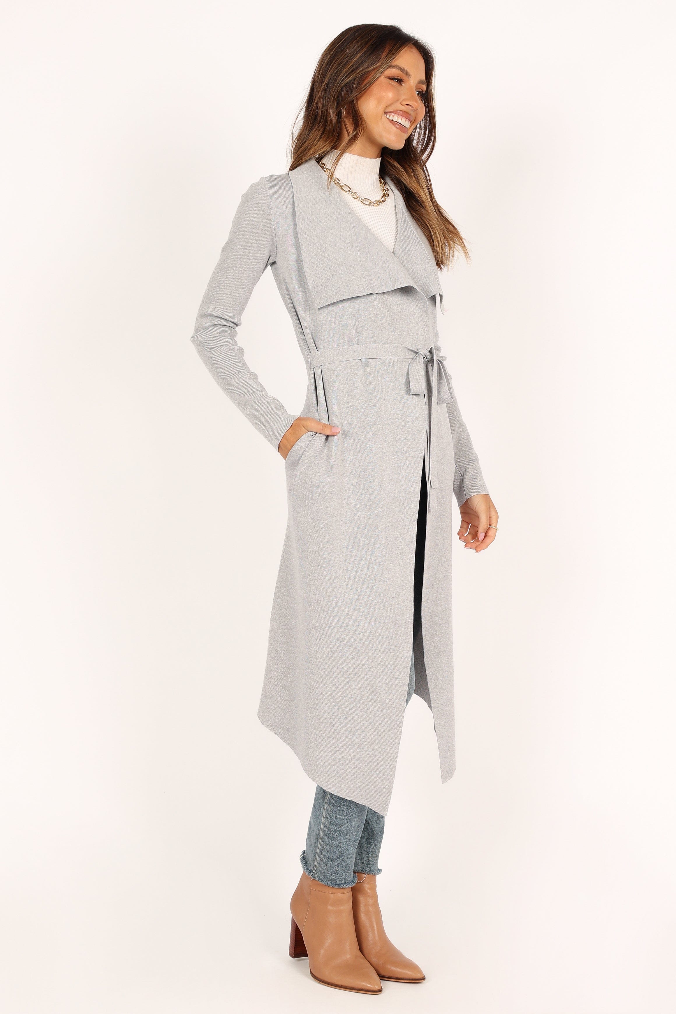 KNITWEAR Audrina Cardigan - Grey