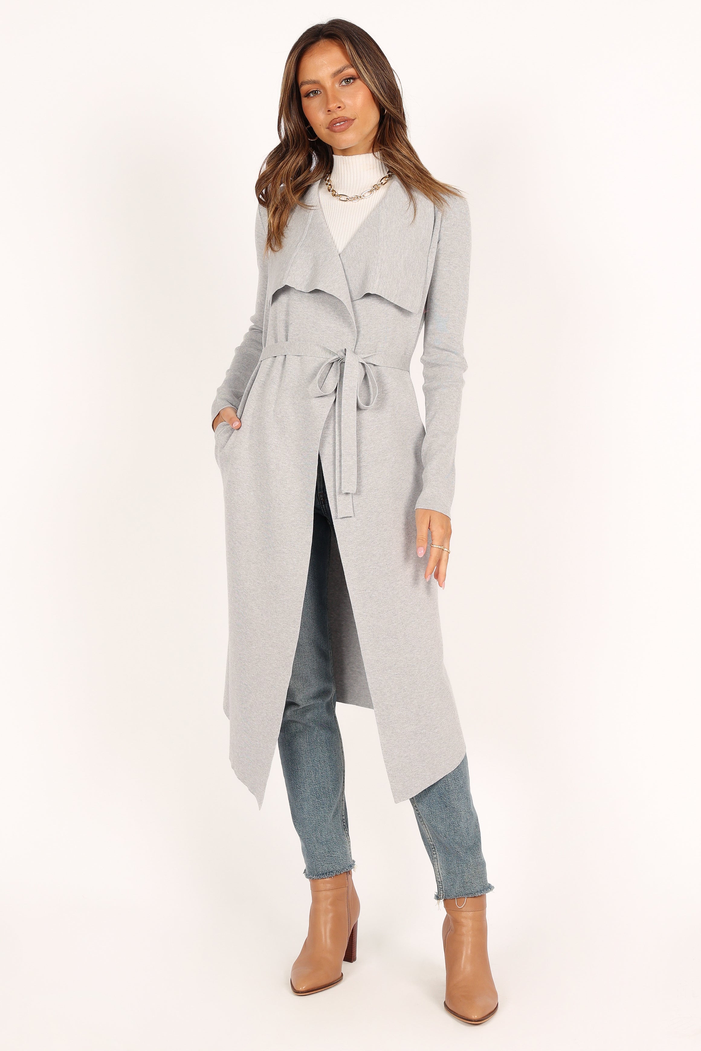 KNITWEAR Audrina Cardigan - Grey