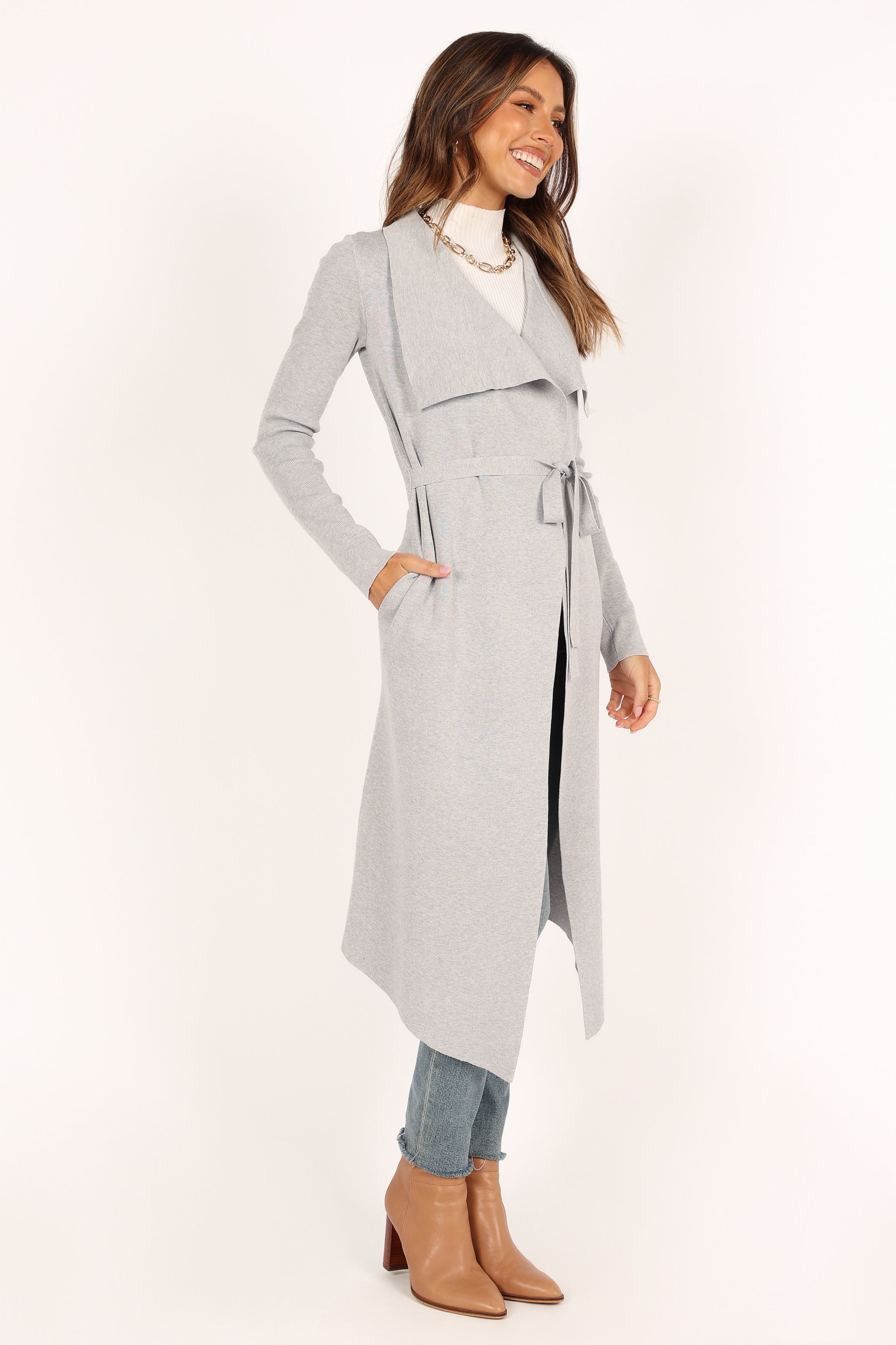 KNITWEAR Audrina Cardigan - Grey