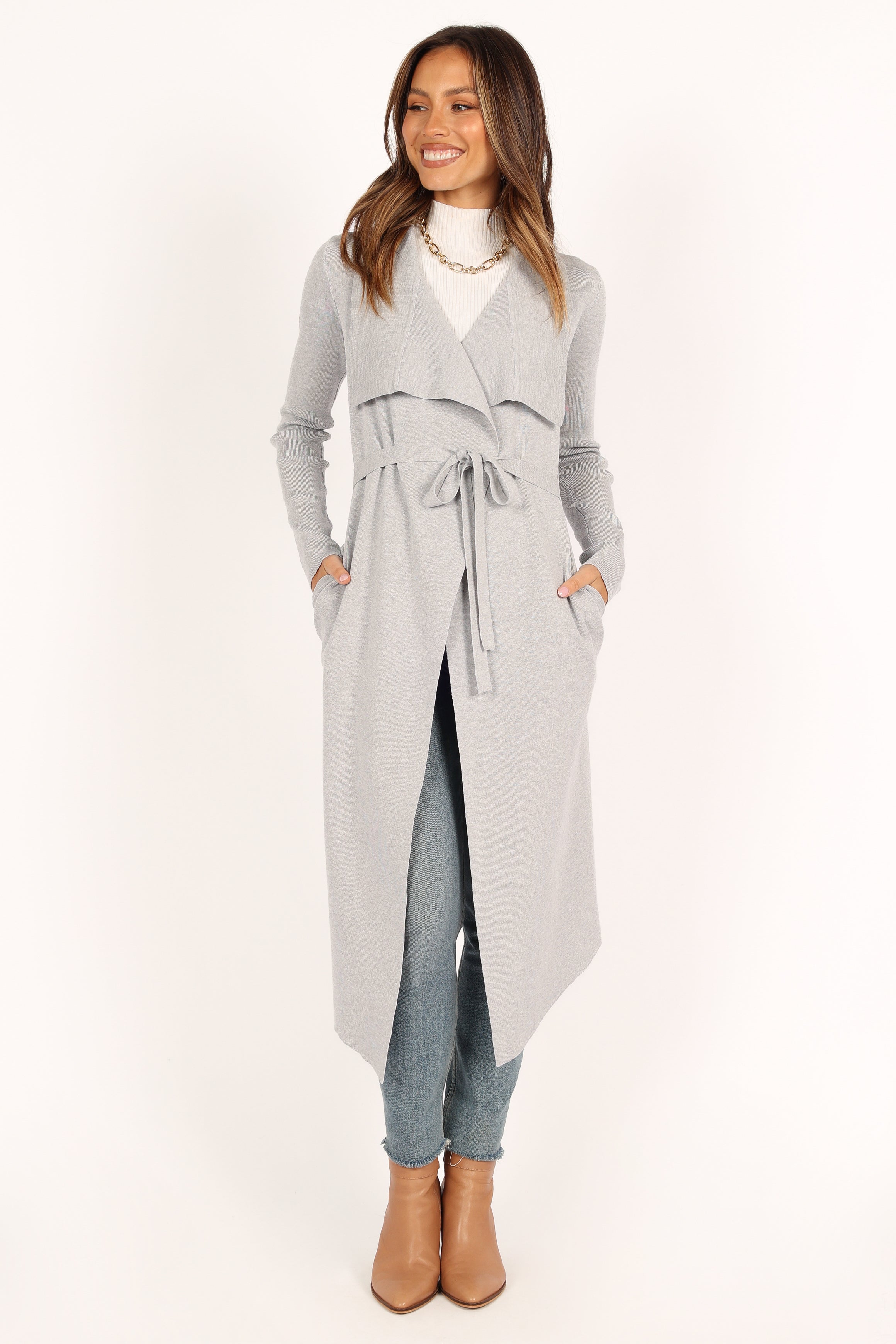 KNITWEAR Audrina Cardigan - Grey