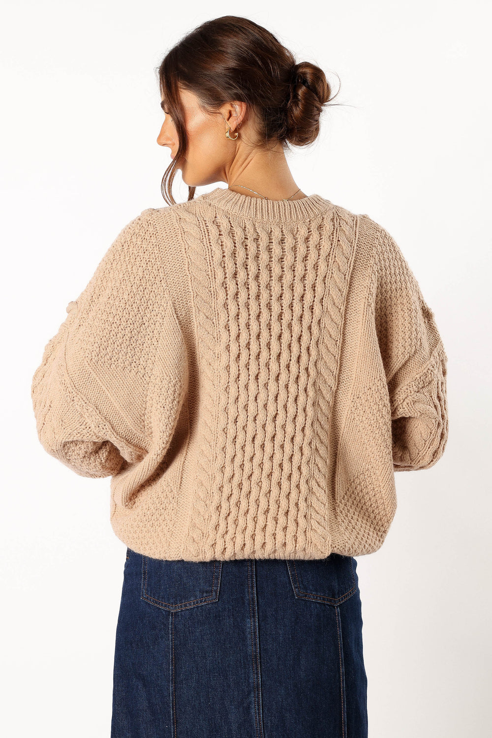 KNITWEAR @Bentley Knit Sweater - Oatmeal
