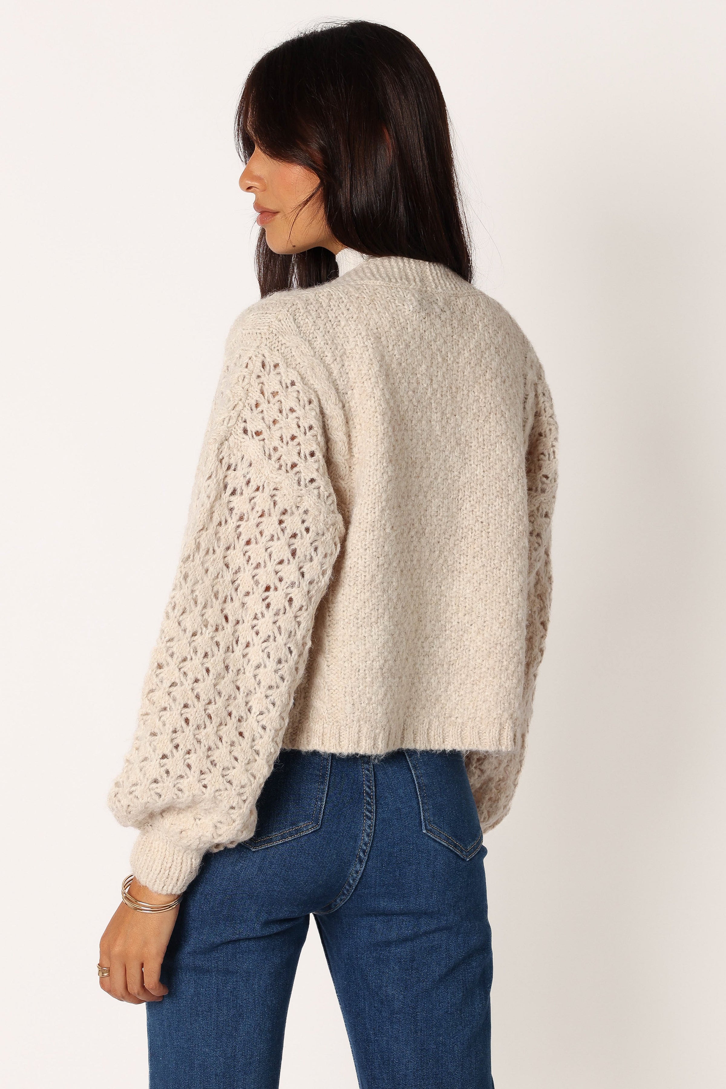 KNITWEAR @Blakey Cardigan - Cream
