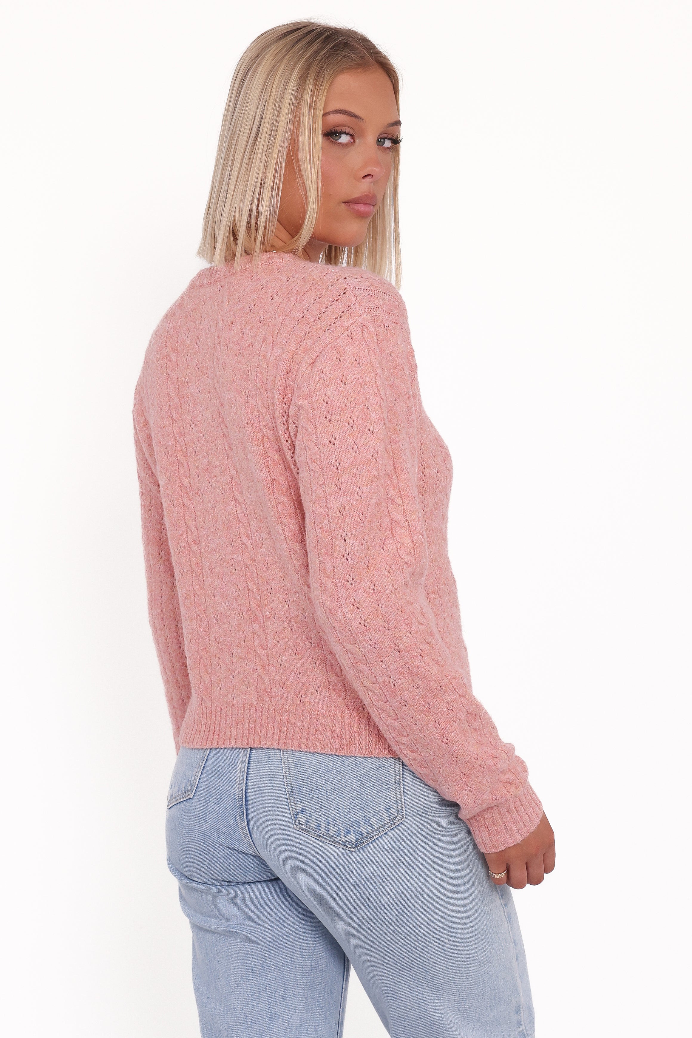 KNITWEAR Bonnie Cardigan - Pink