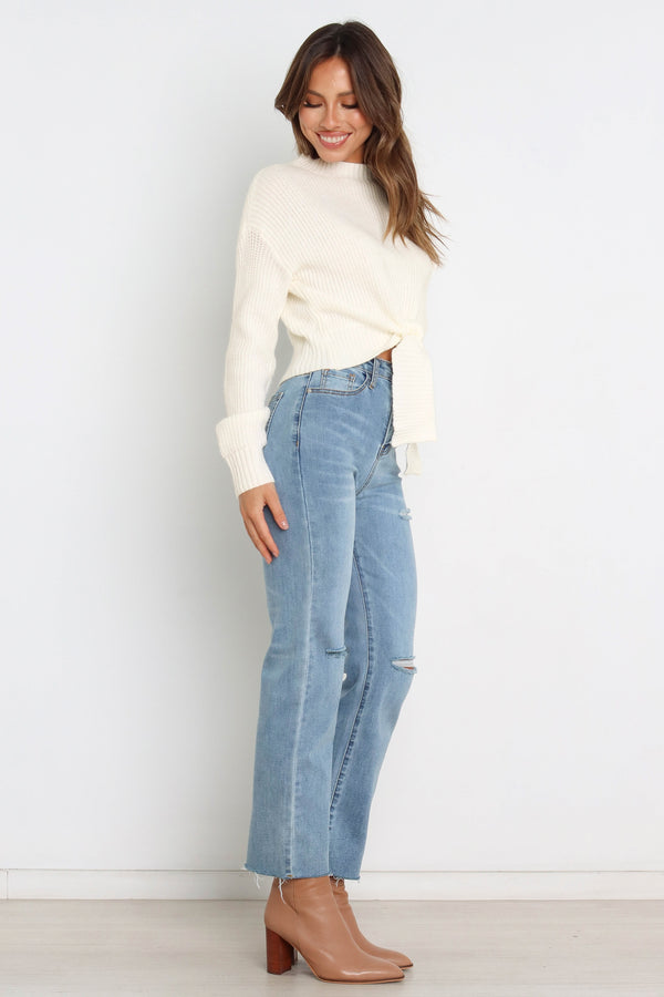 KNITWEAR Captivate Knit Sweater - Cream