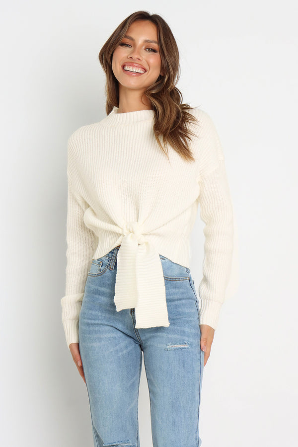 KNITWEAR Captivate Knit Sweater - Cream