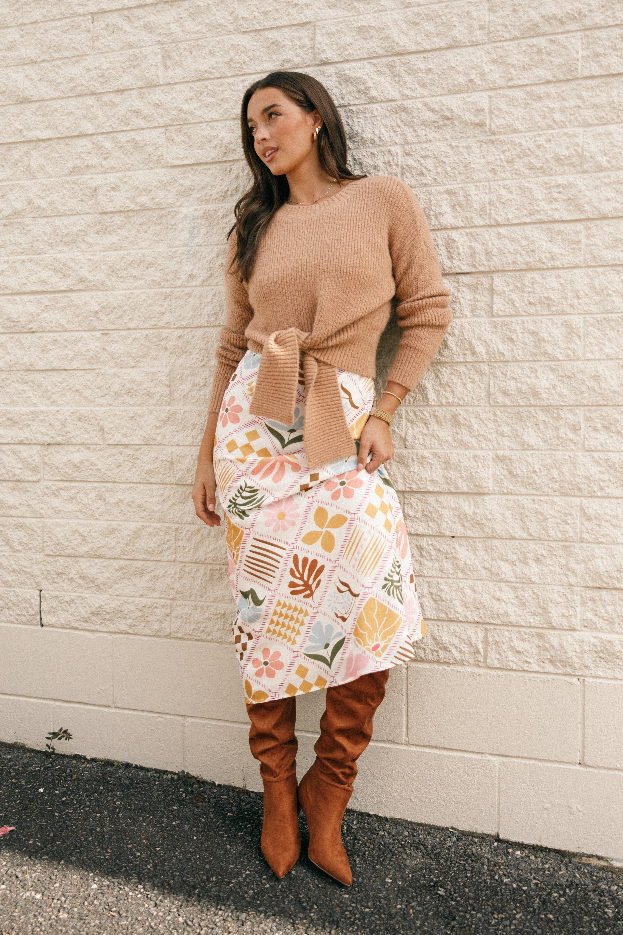KNITWEAR Captivate Knit Sweater - Mocha