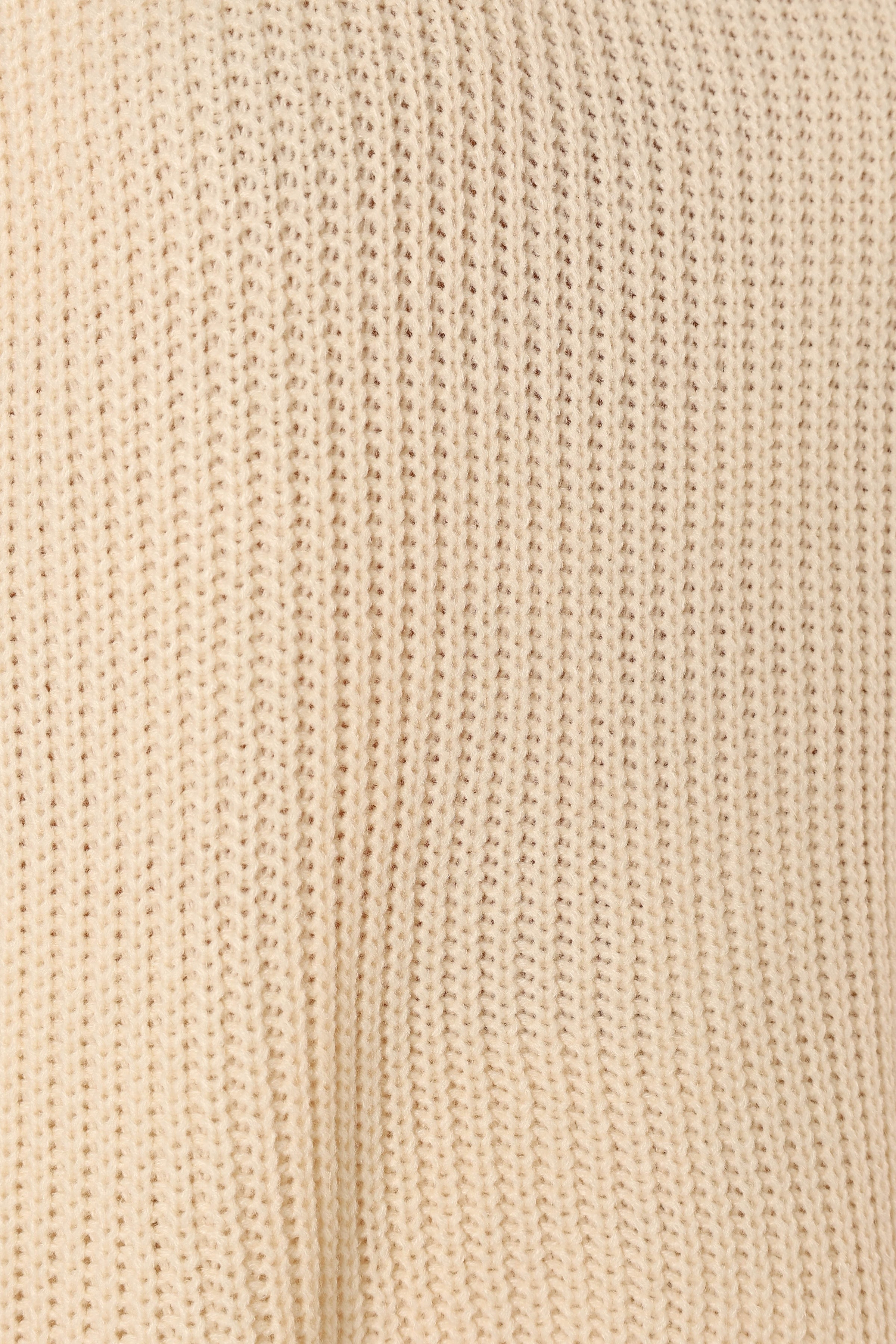 KNITWEAR @Celaena Turtleneck Sleeveless Sweater - Cream