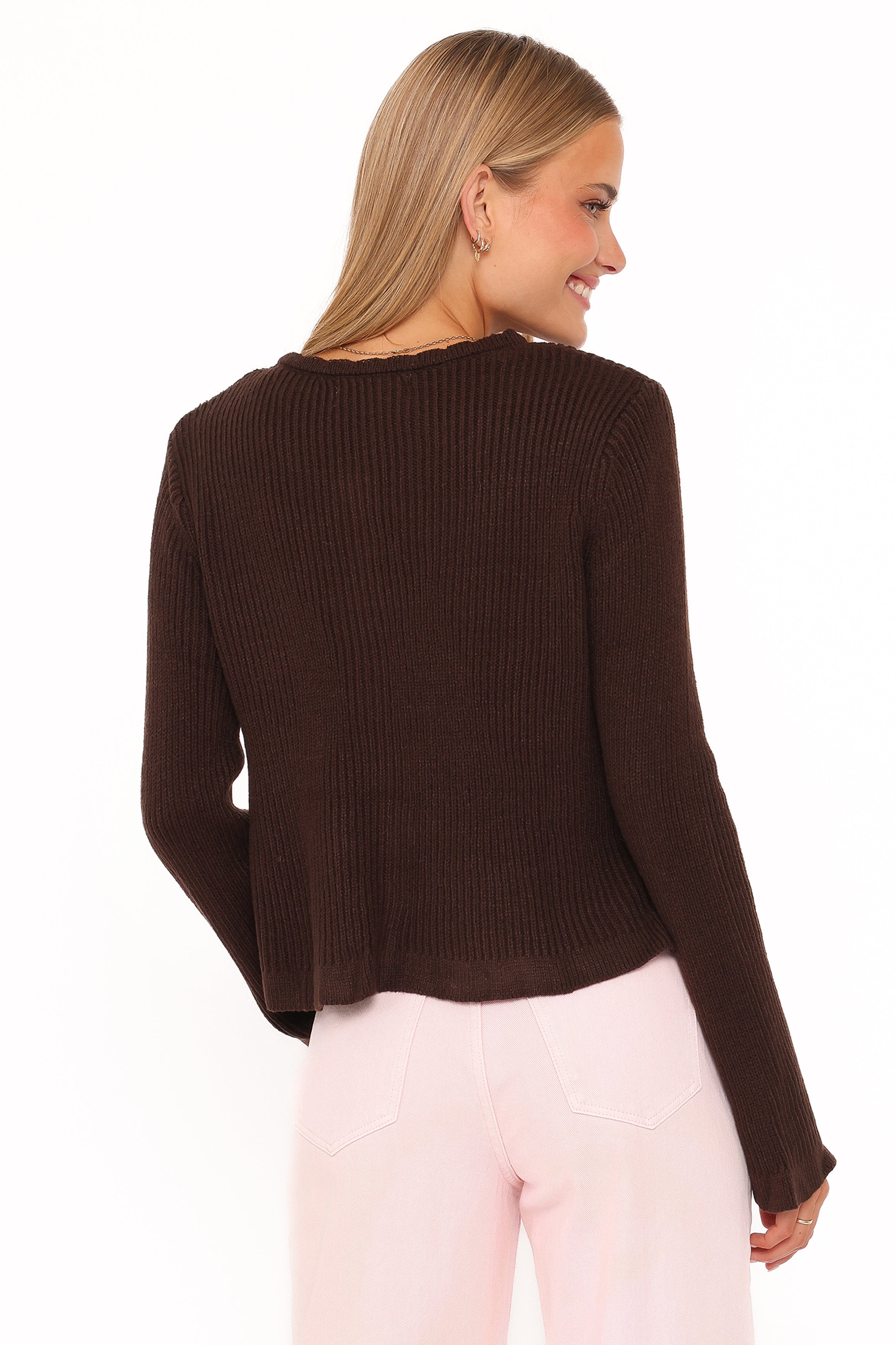 KNITWEAR Charmer Cardigan - Brown