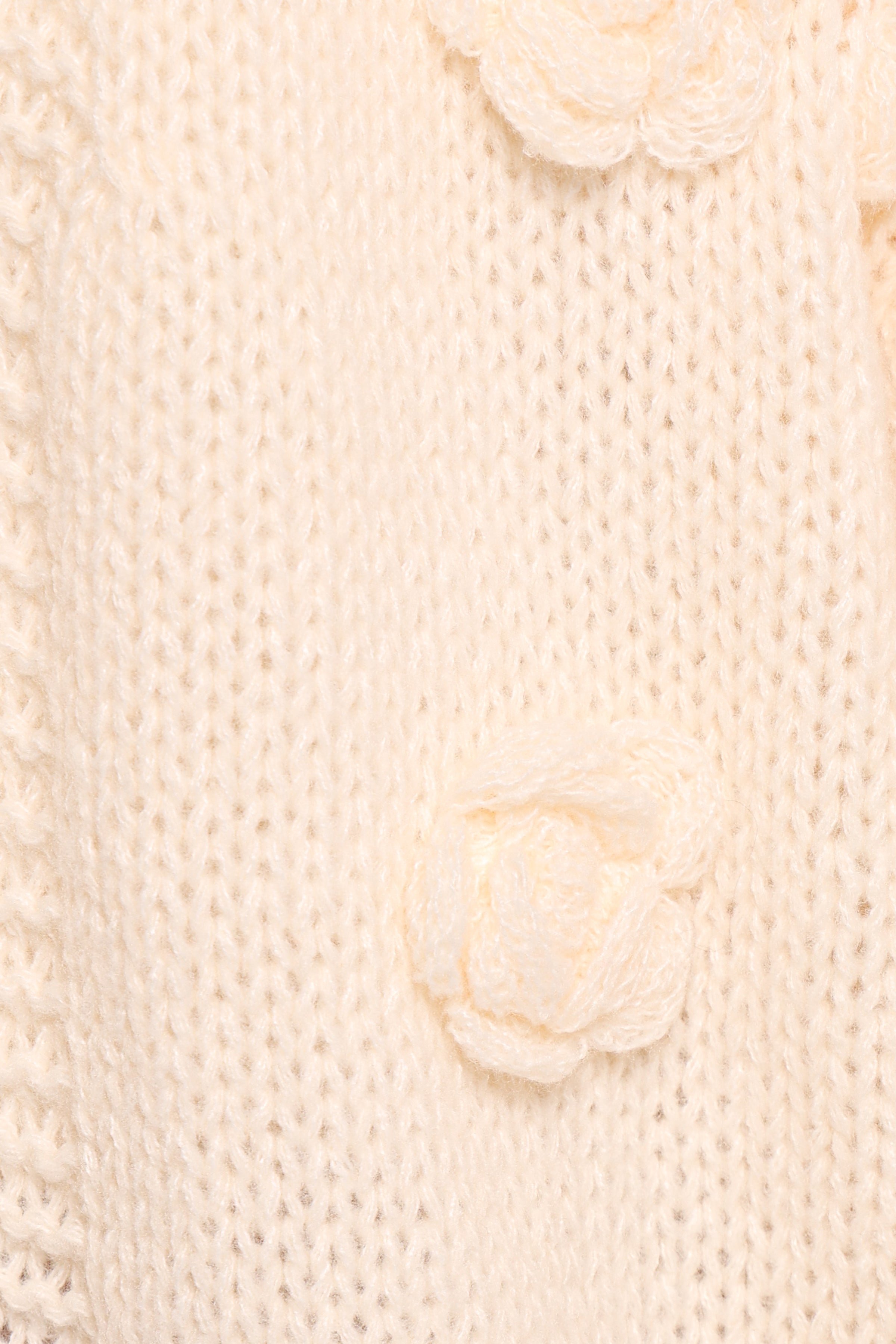 KNITWEAR Doralee Rose Cardigan - Cream