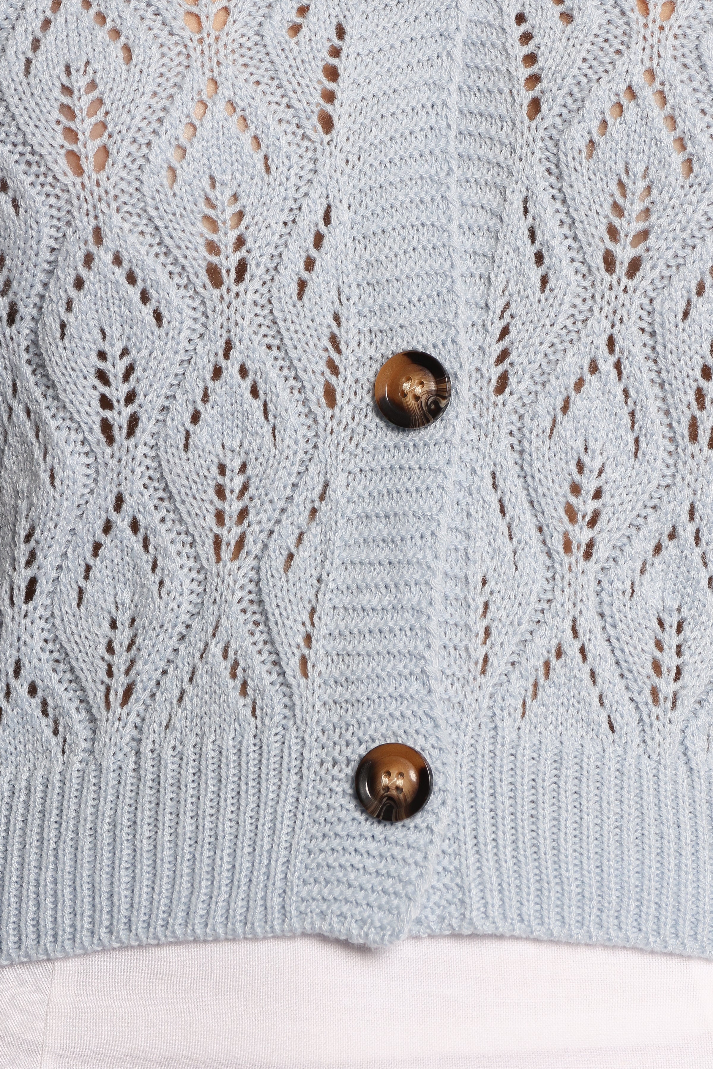 KNITWEAR Ellen Cardigan - Pale Blue