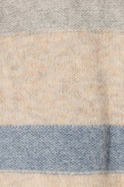 KNITWEAR @Esther Stripe Knit Sweater - Cream