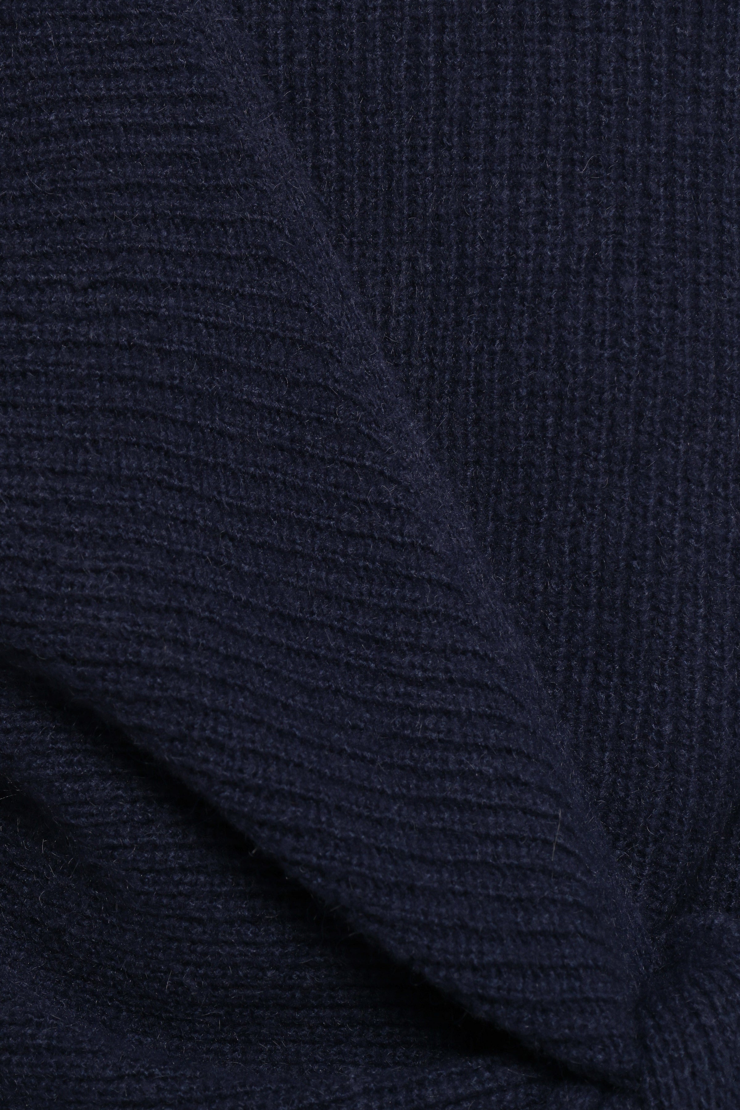 KNITWEAR Ettie Wrap Side Tie Knit Sweater - Navy