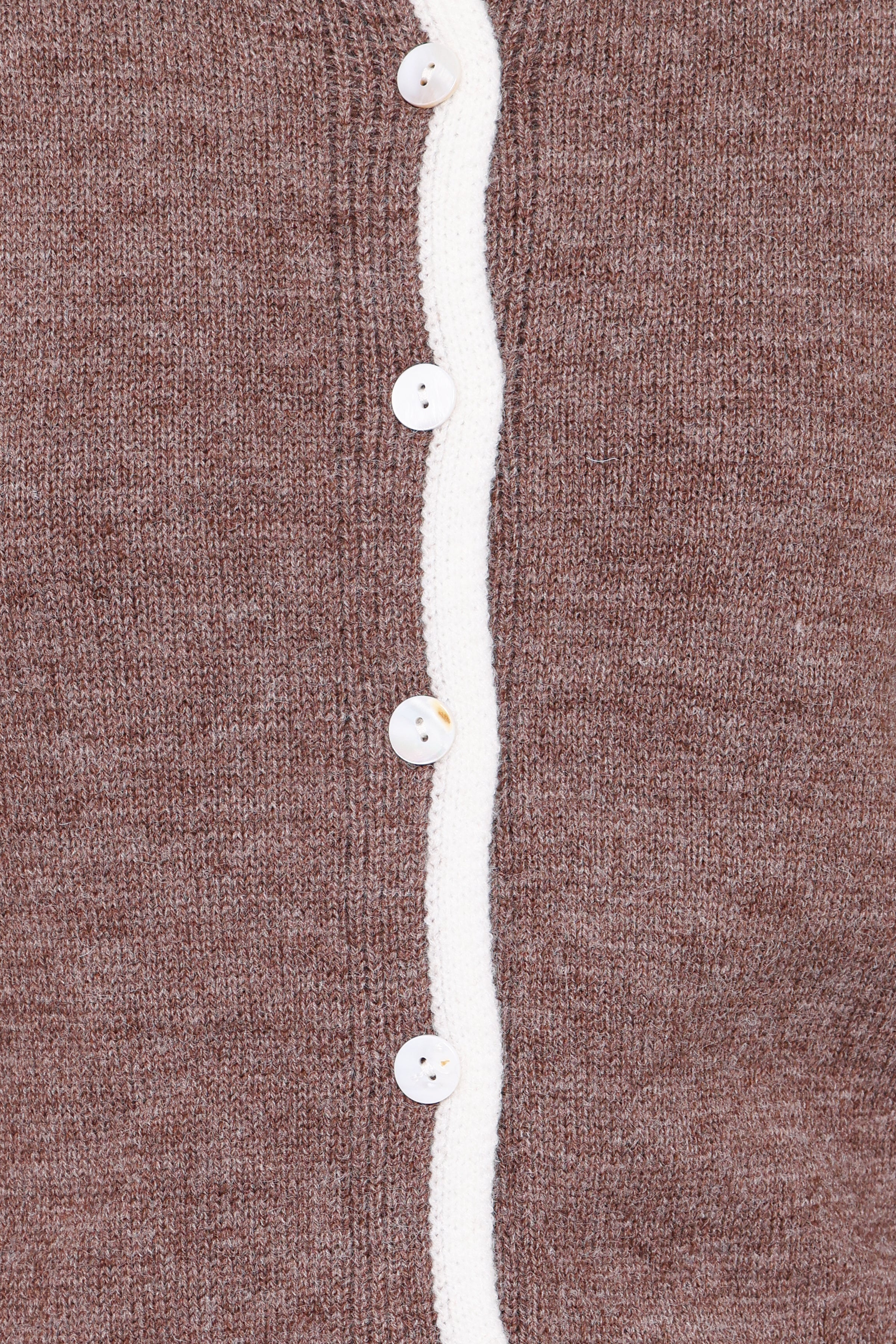 KNITWEAR Greta Knit Cardigan - Brown