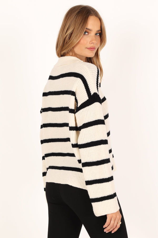 KNITWEAR @Hazel Knit Sweater - Cream (waiting on bulk)