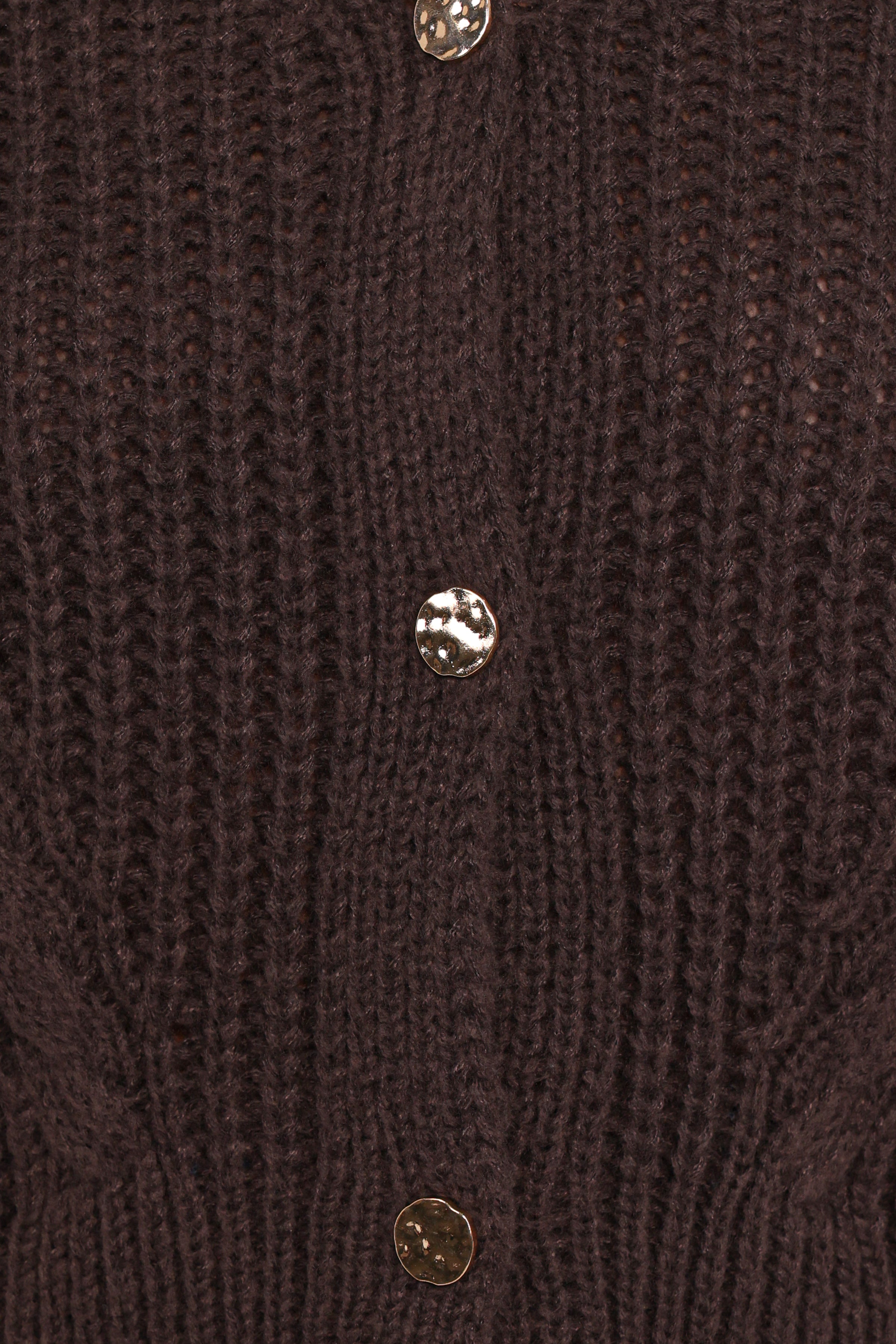 KNITWEAR Henderson Thick Knit Cardigan - Brown