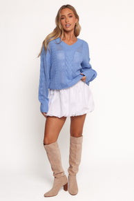 KNITWEAR Janie Knit Sweater - Blue