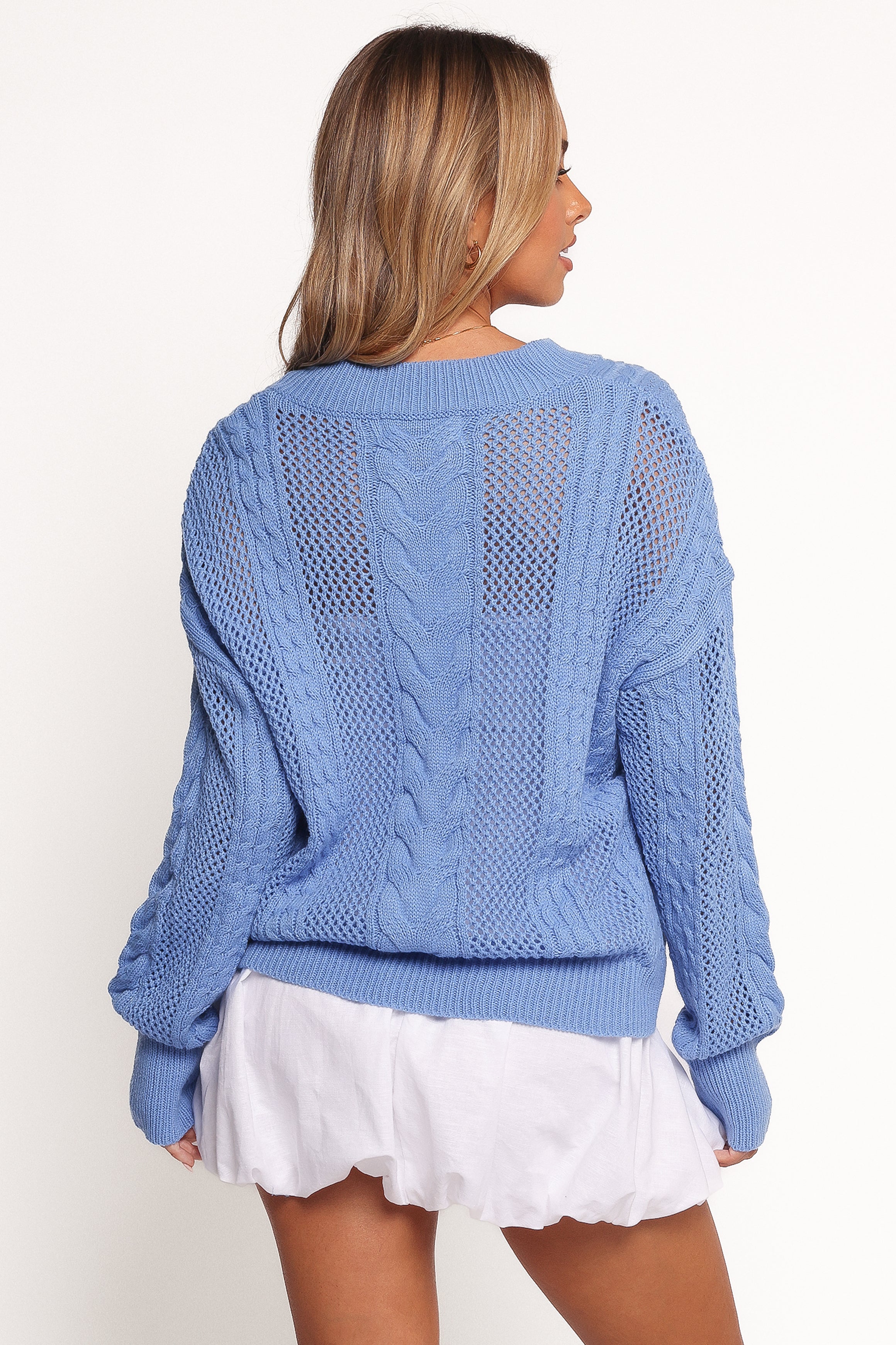 KNITWEAR Janie Knit Sweater - Blue