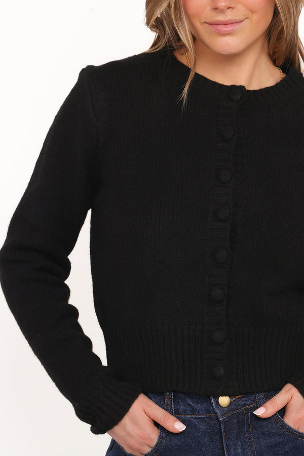 KNITWEAR Kanie Knit Cardigan - Black