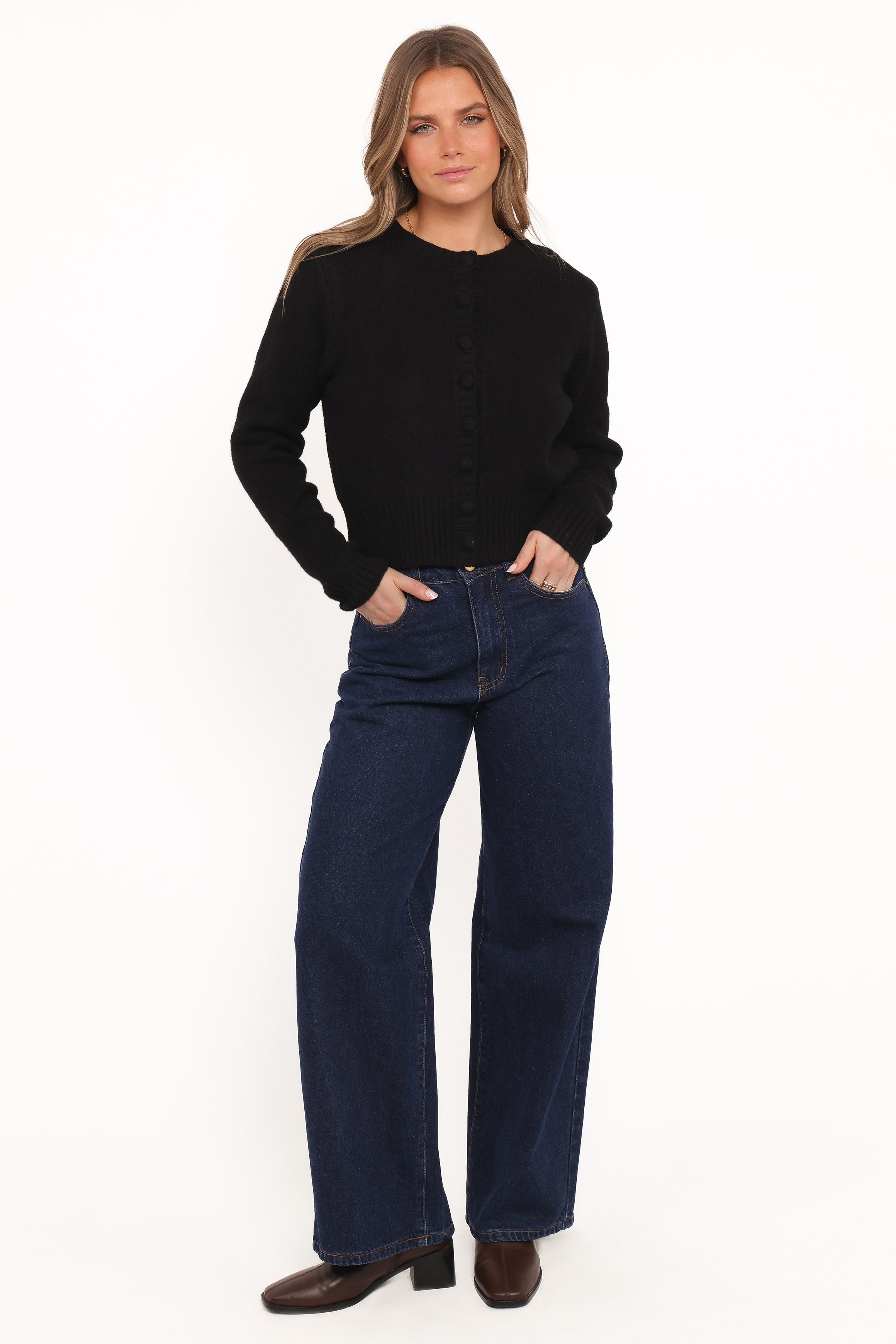 KNITWEAR Kanie Knit Cardigan - Black