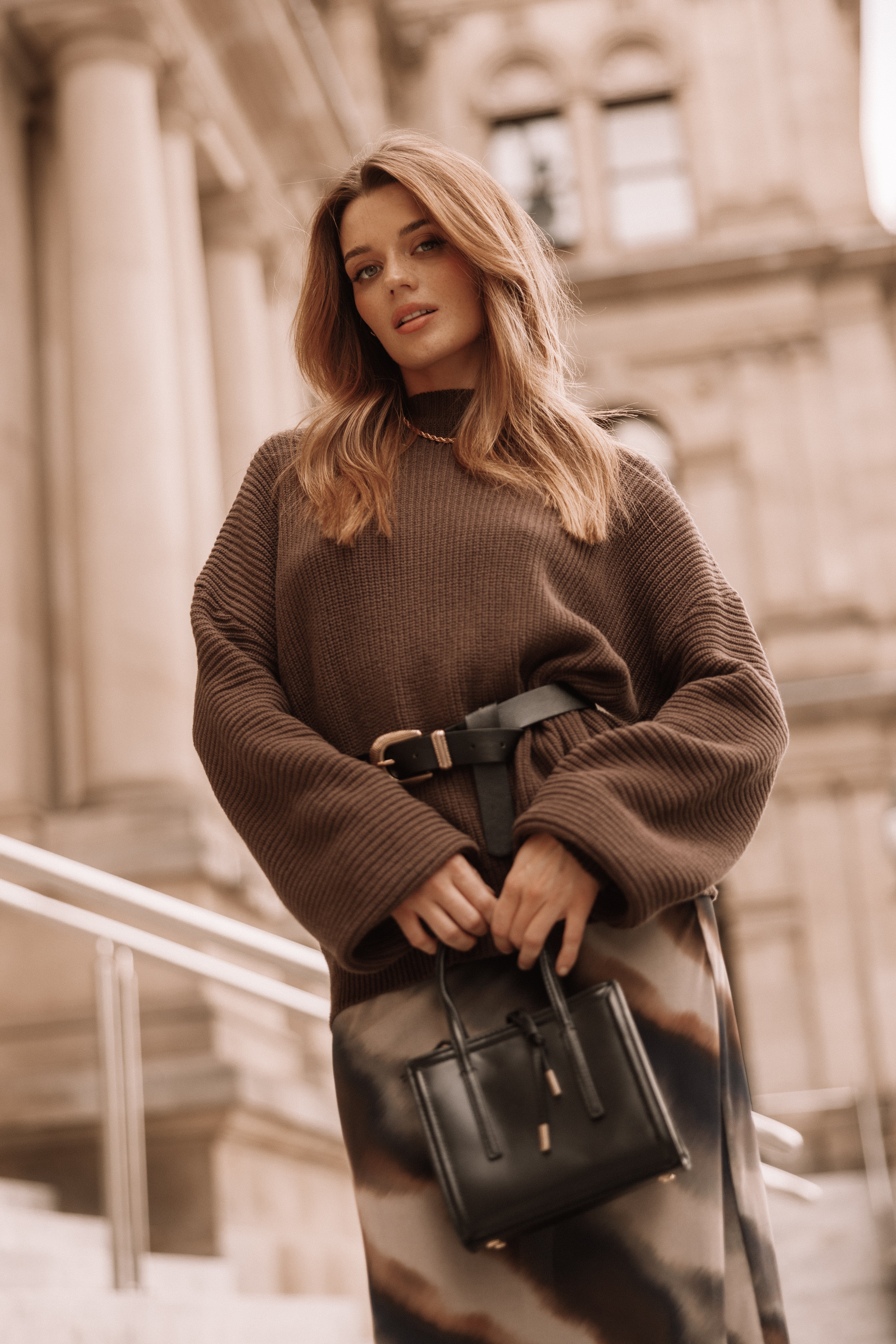 KNITWEAR Katty Knit Sweater - Chocolate Brown