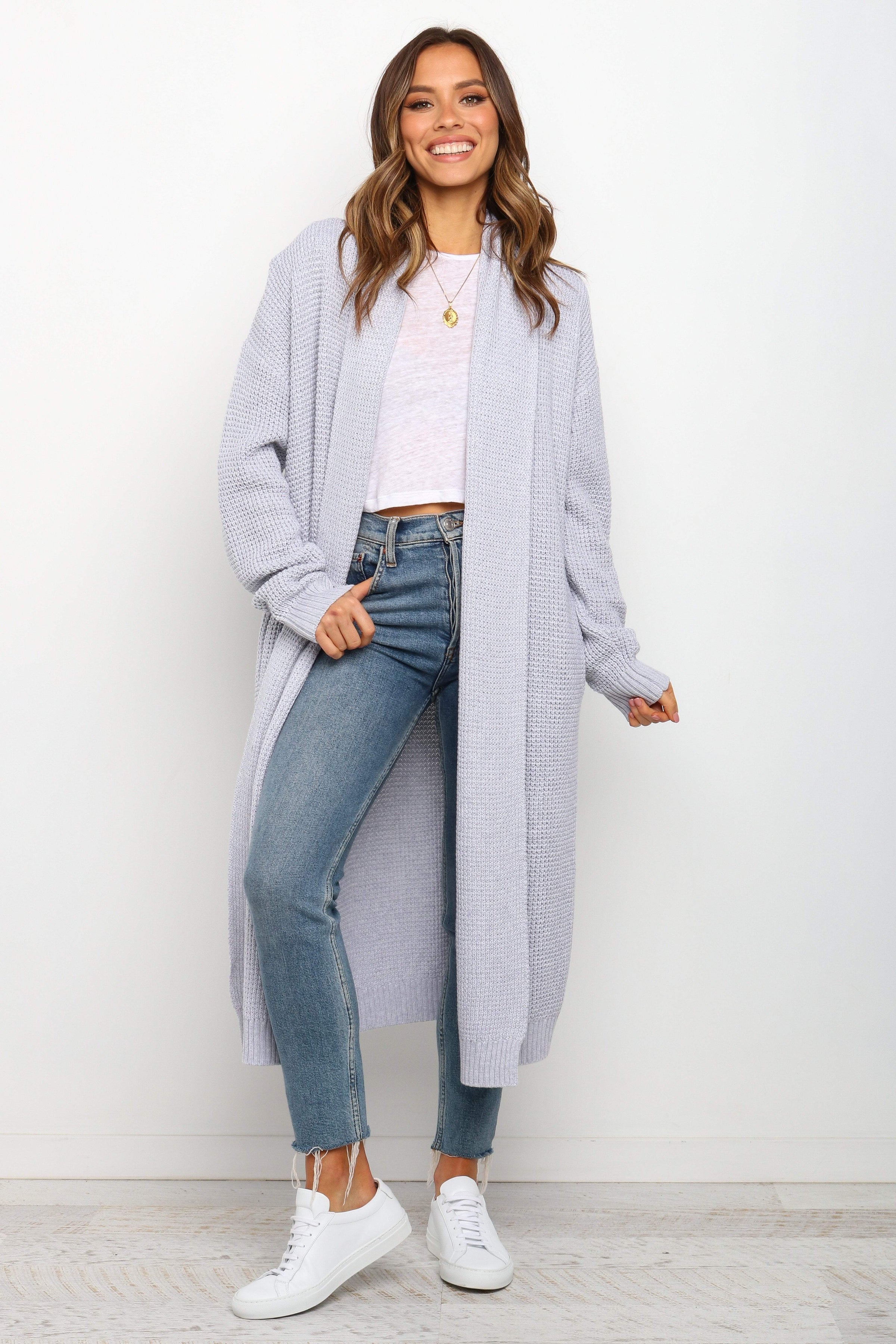 KNITWEAR Lagos Cardigan - Grey 10