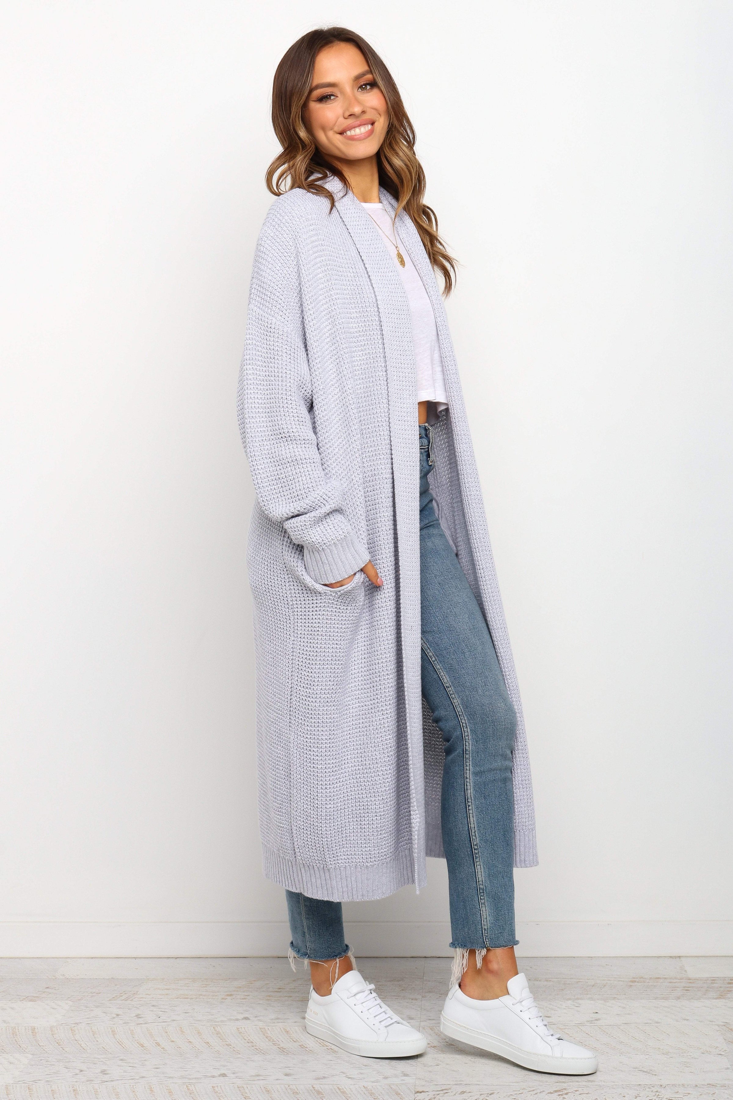 KNITWEAR Lagos Cardigan - Grey