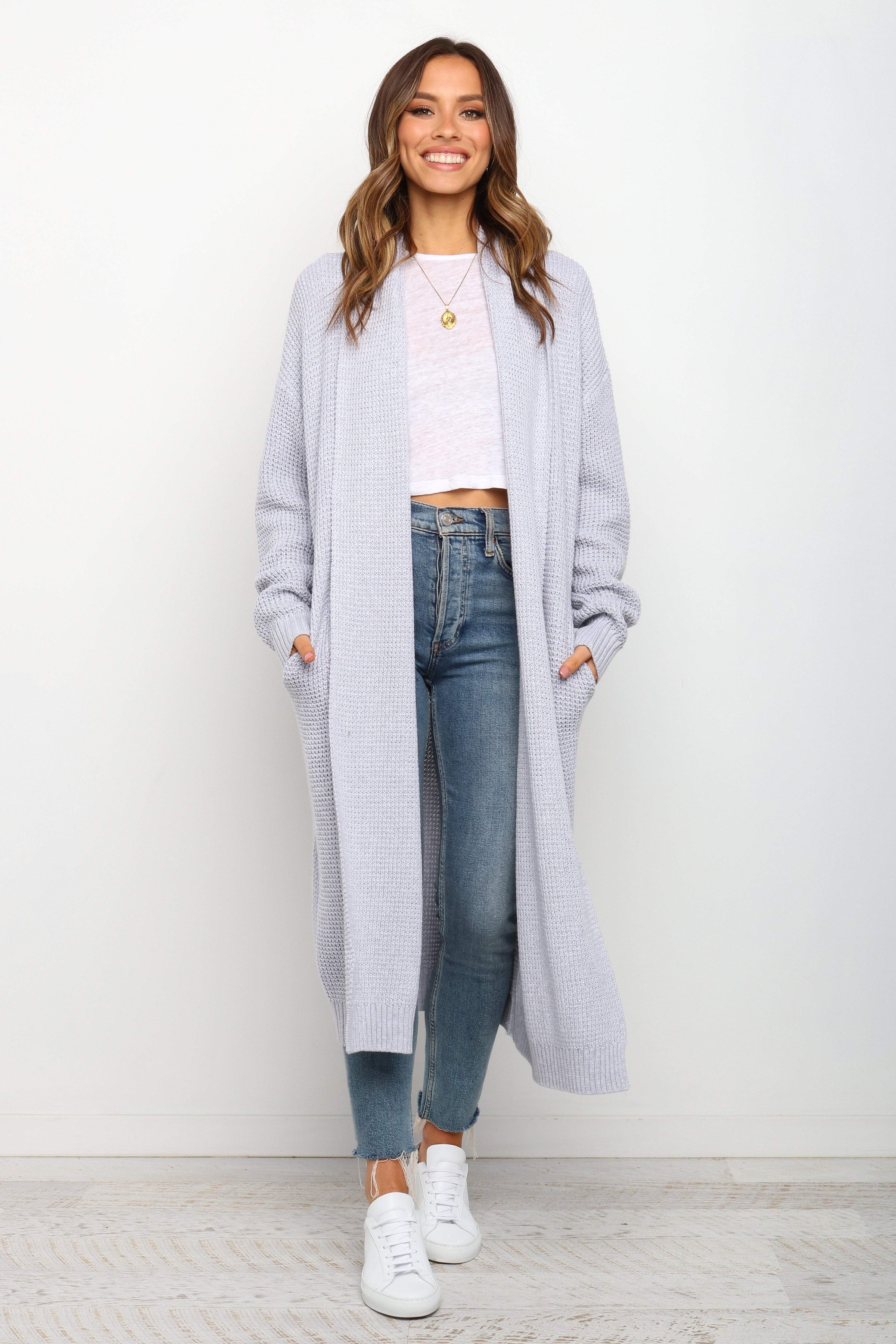 KNITWEAR Lagos Cardigan - Grey