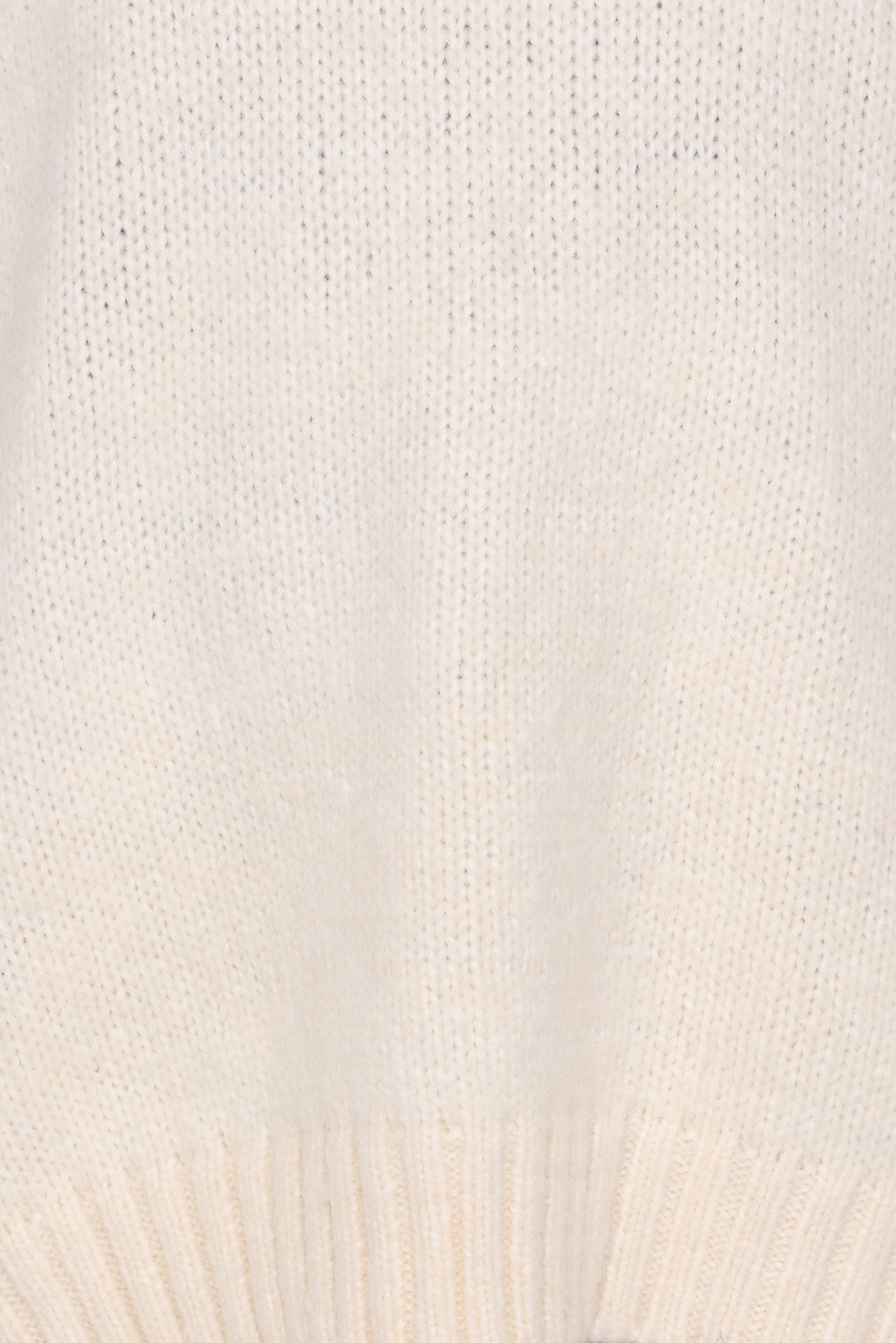 KNITWEAR Lloyd Oversized Crew Knit Sweater - Cream