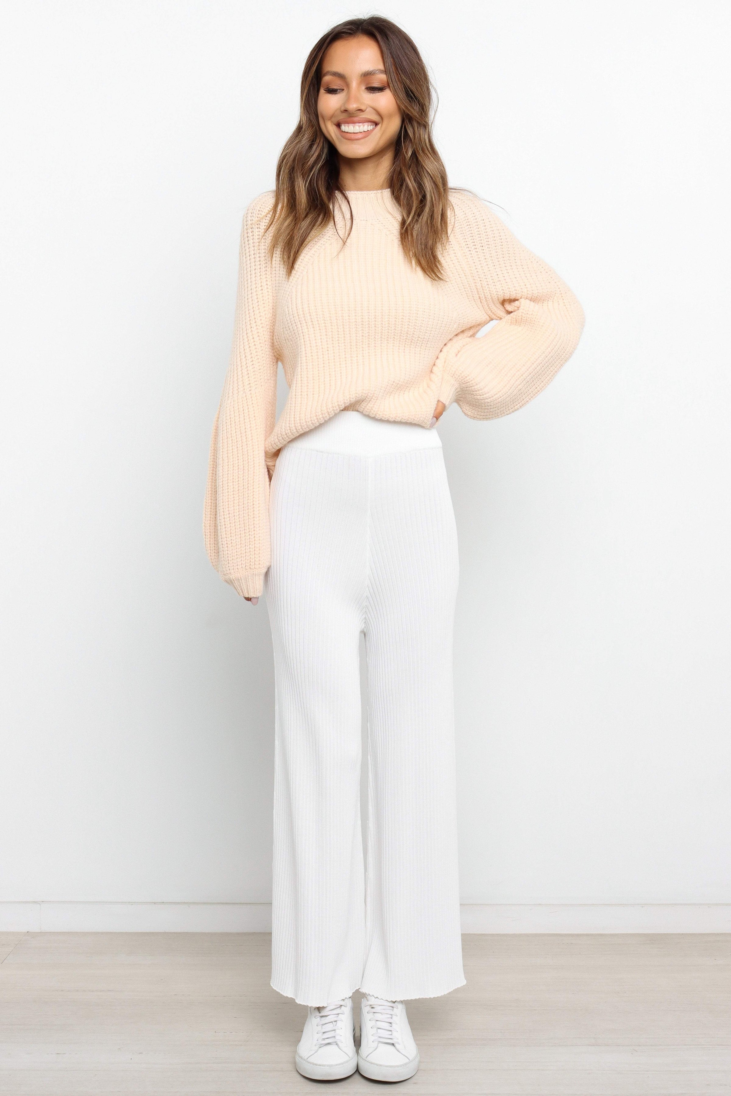 KNITWEAR London Knit Sweater - Beige