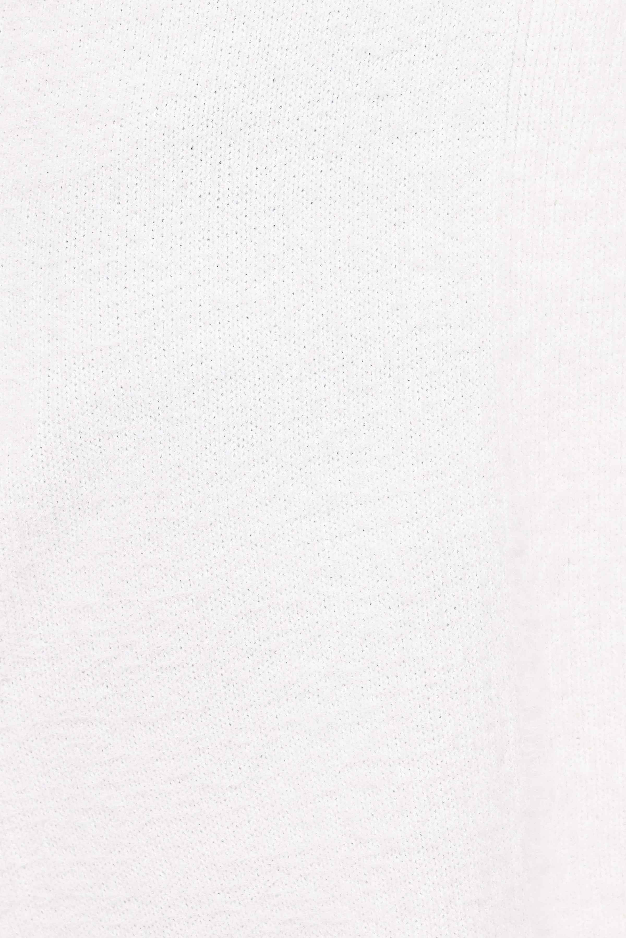 KNITWEAR Louella Fluffy Open Cardigan - White