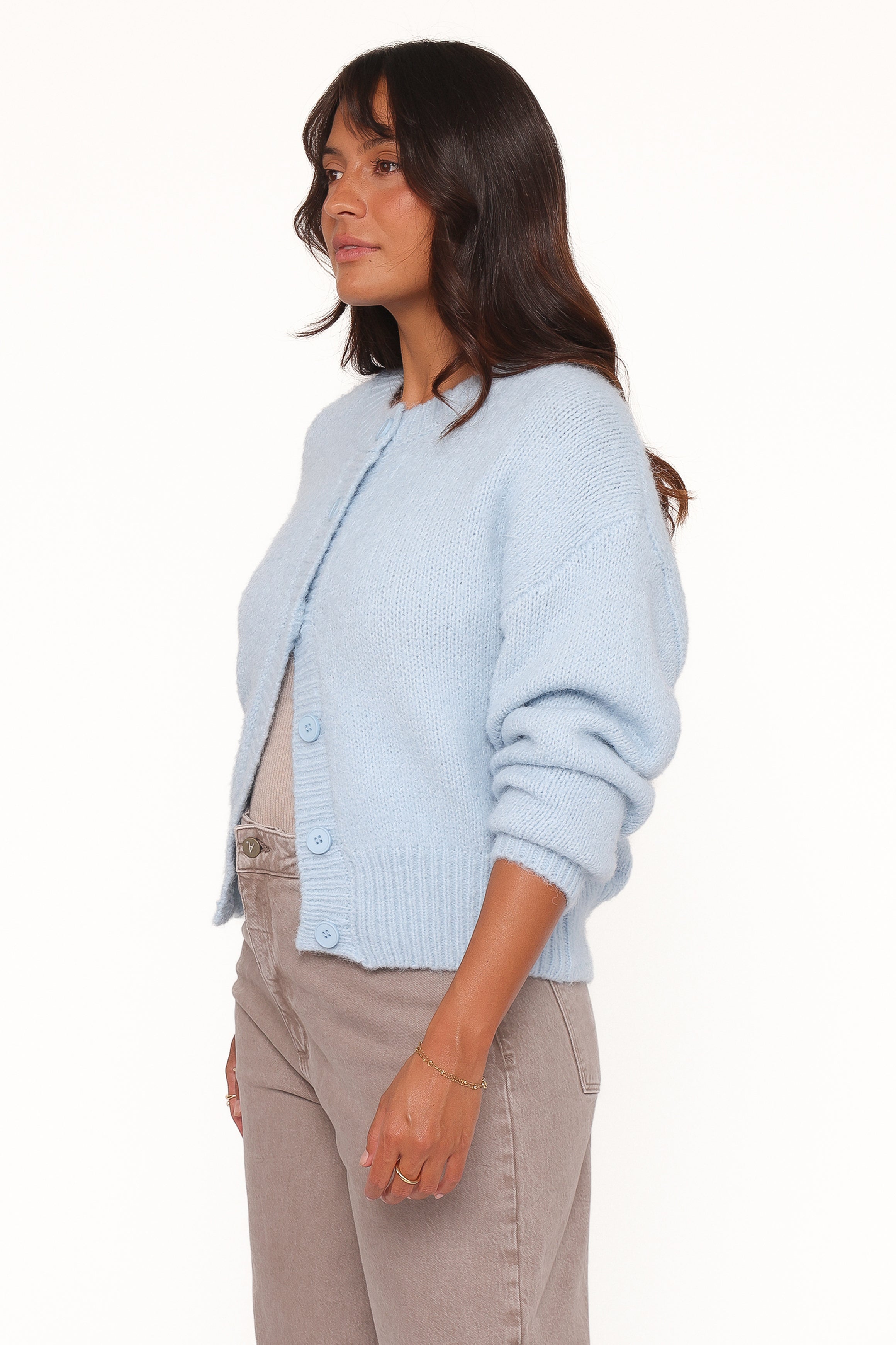 KNITWEAR Lucah Cardigan - Baby Blue