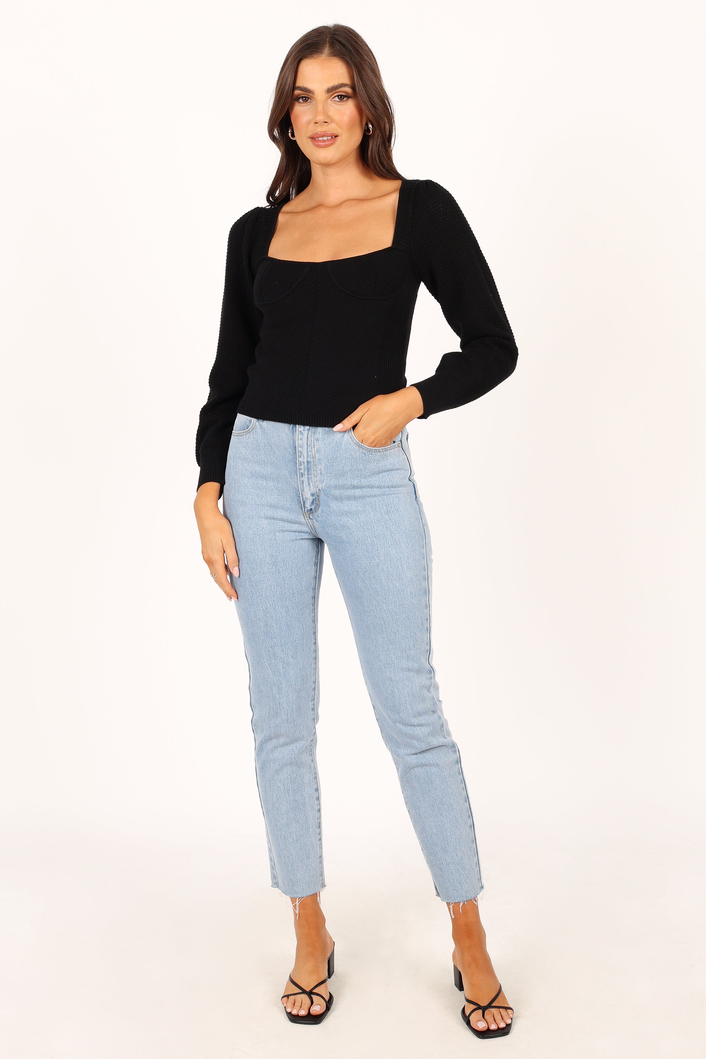 KNITWEAR Madalyn Knit Sweater - Black