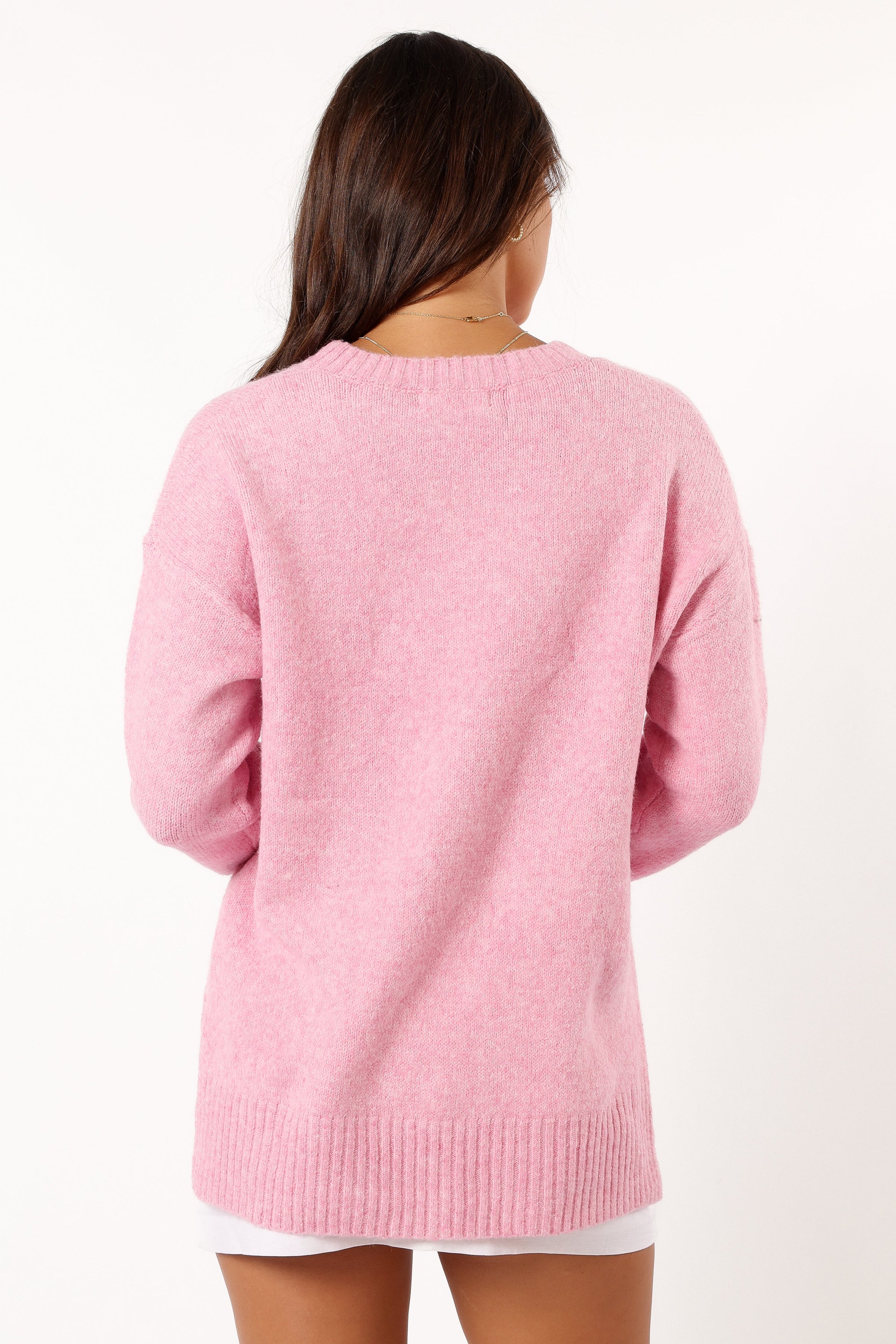 KNITWEAR @Margaret Knit Sweater - Pink