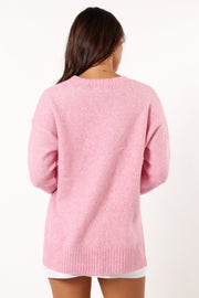 KNITWEAR @Margaret Knit Sweater - Pink