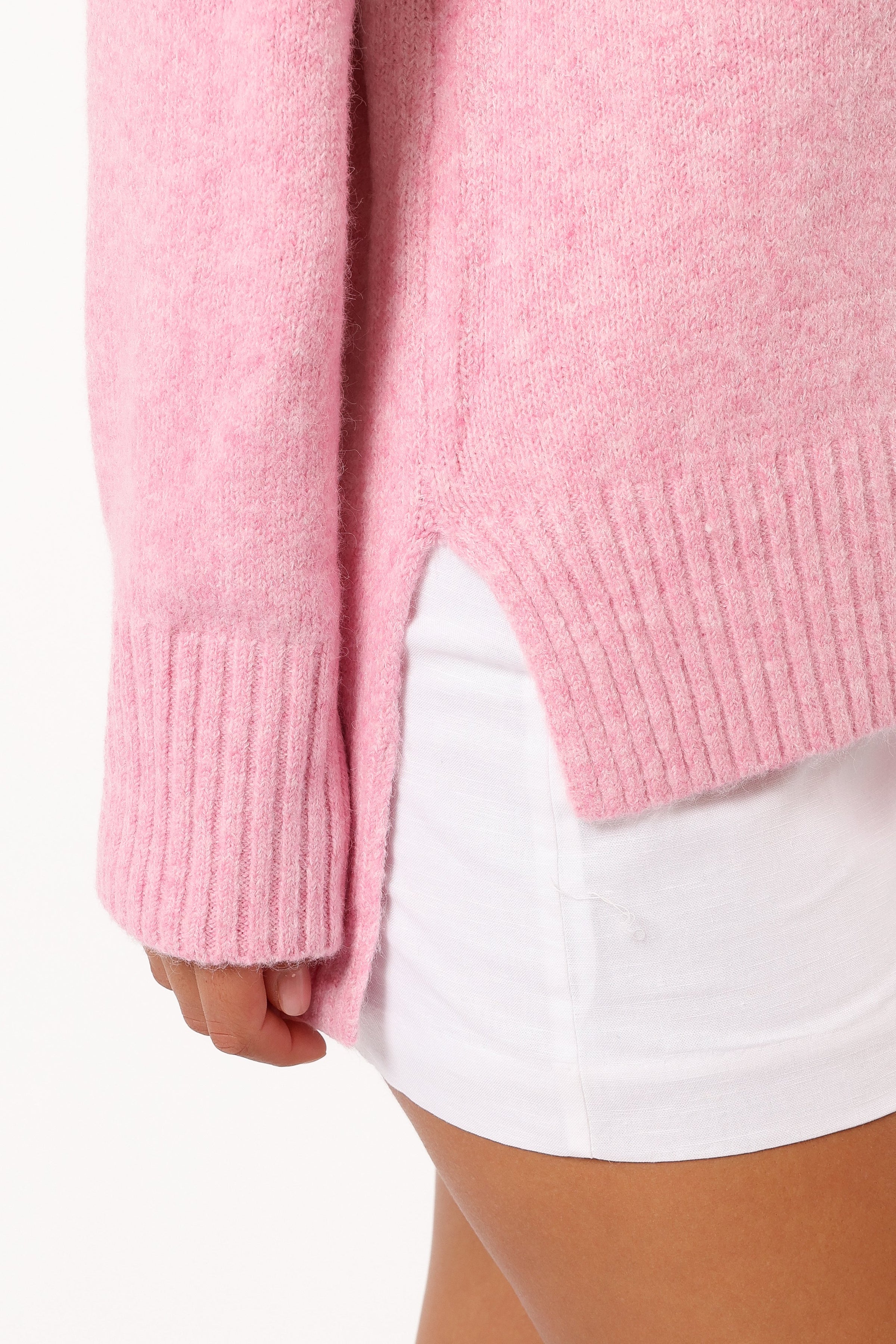 KNITWEAR @Margaret Knit Sweater - Pink
