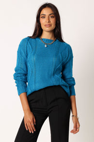 KNITWEAR @Michaela Knit Sweater - Royal Blue