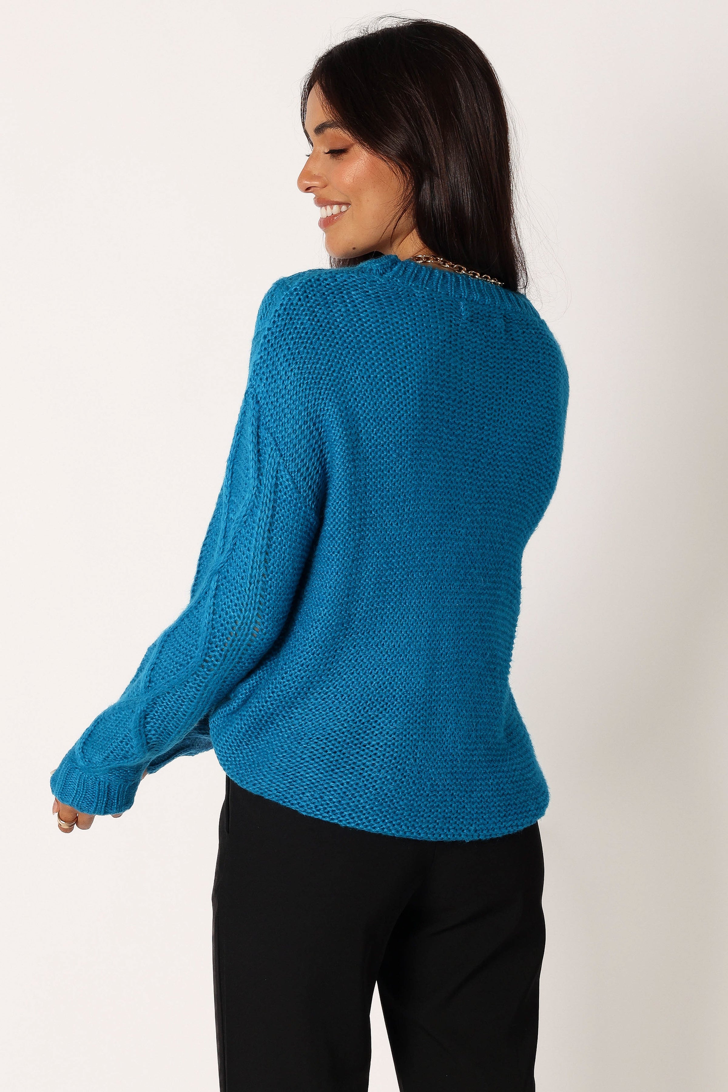 KNITWEAR @Michaela Knit Sweater - Royal Blue