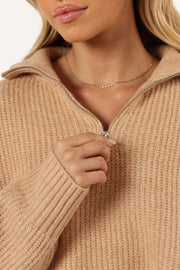 KNITWEAR Miranda Knit Sweater - Beige