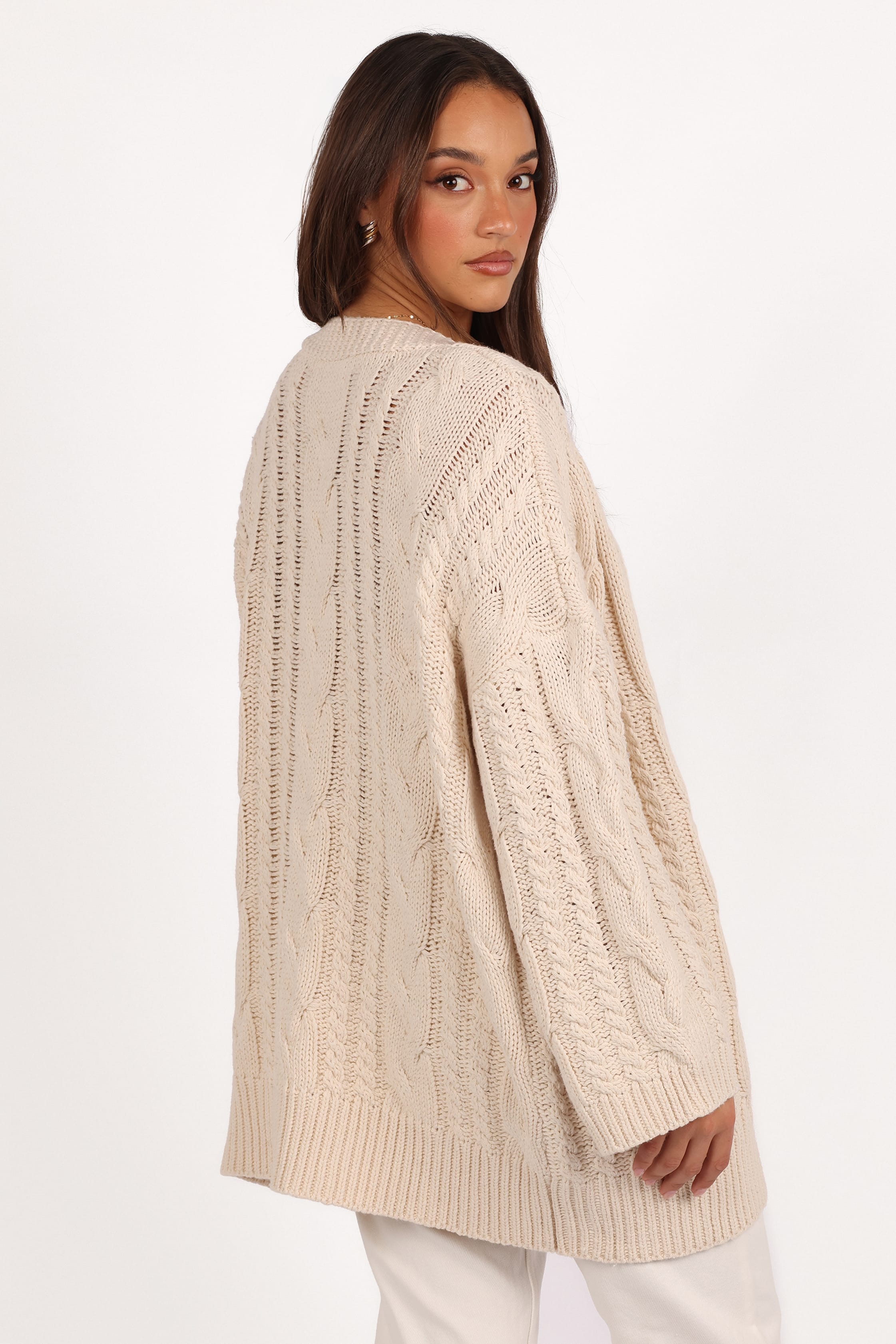 KNITWEAR Monique Cardigan - Cream