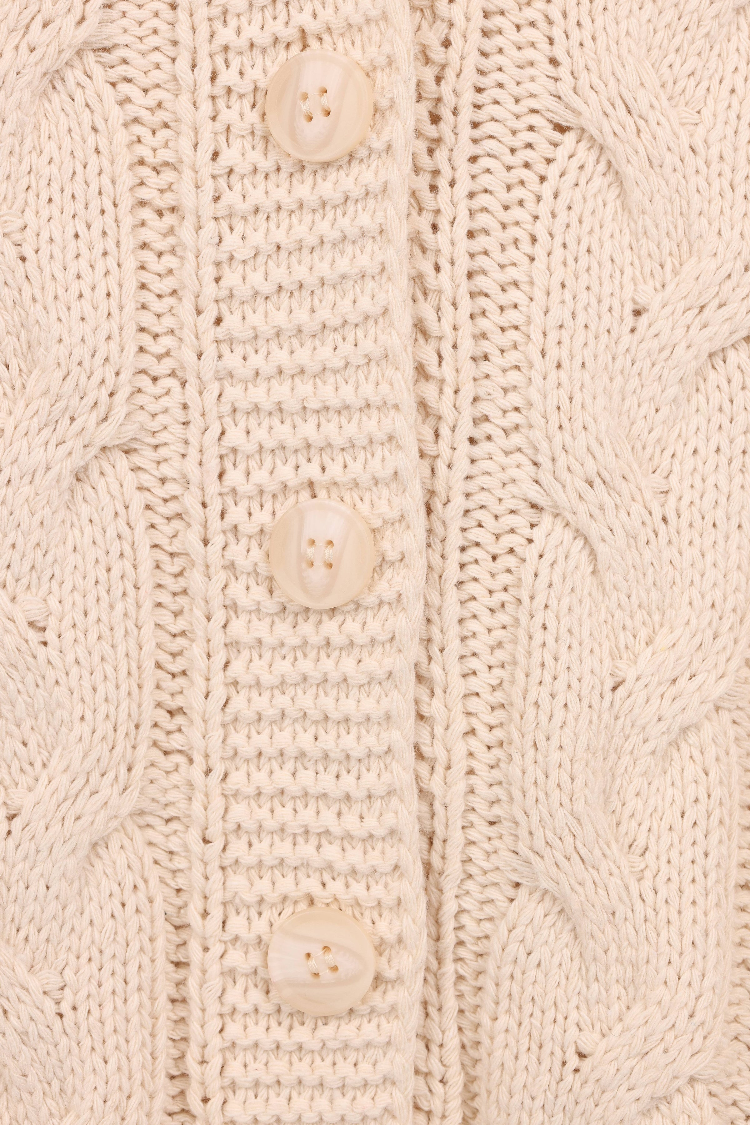 KNITWEAR Monique Cardigan - Cream